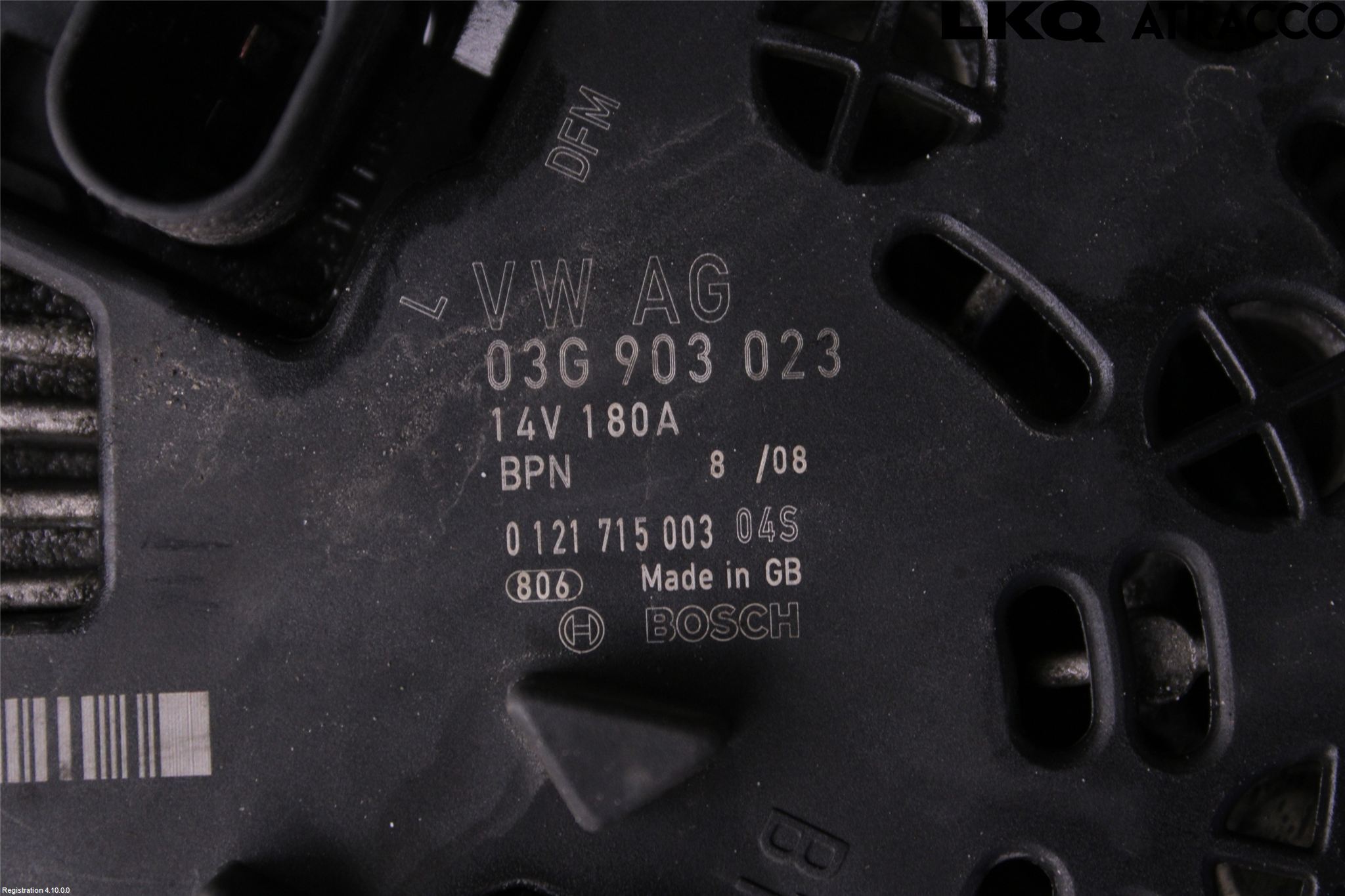 Volkswagen VW PASSAT 05-11 Generator