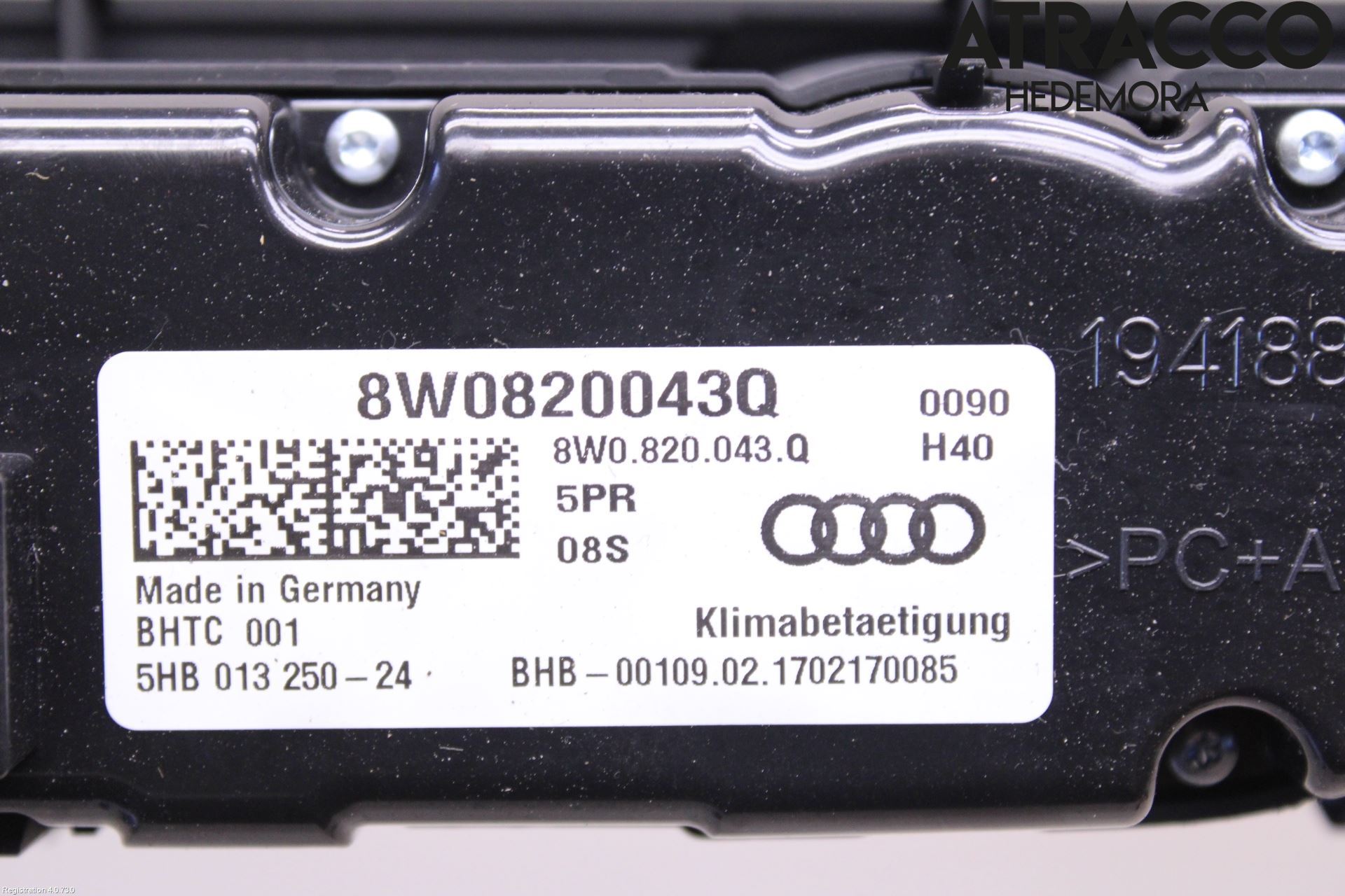 Audi A5 17- Ac Styrenhet Ac Manöveren