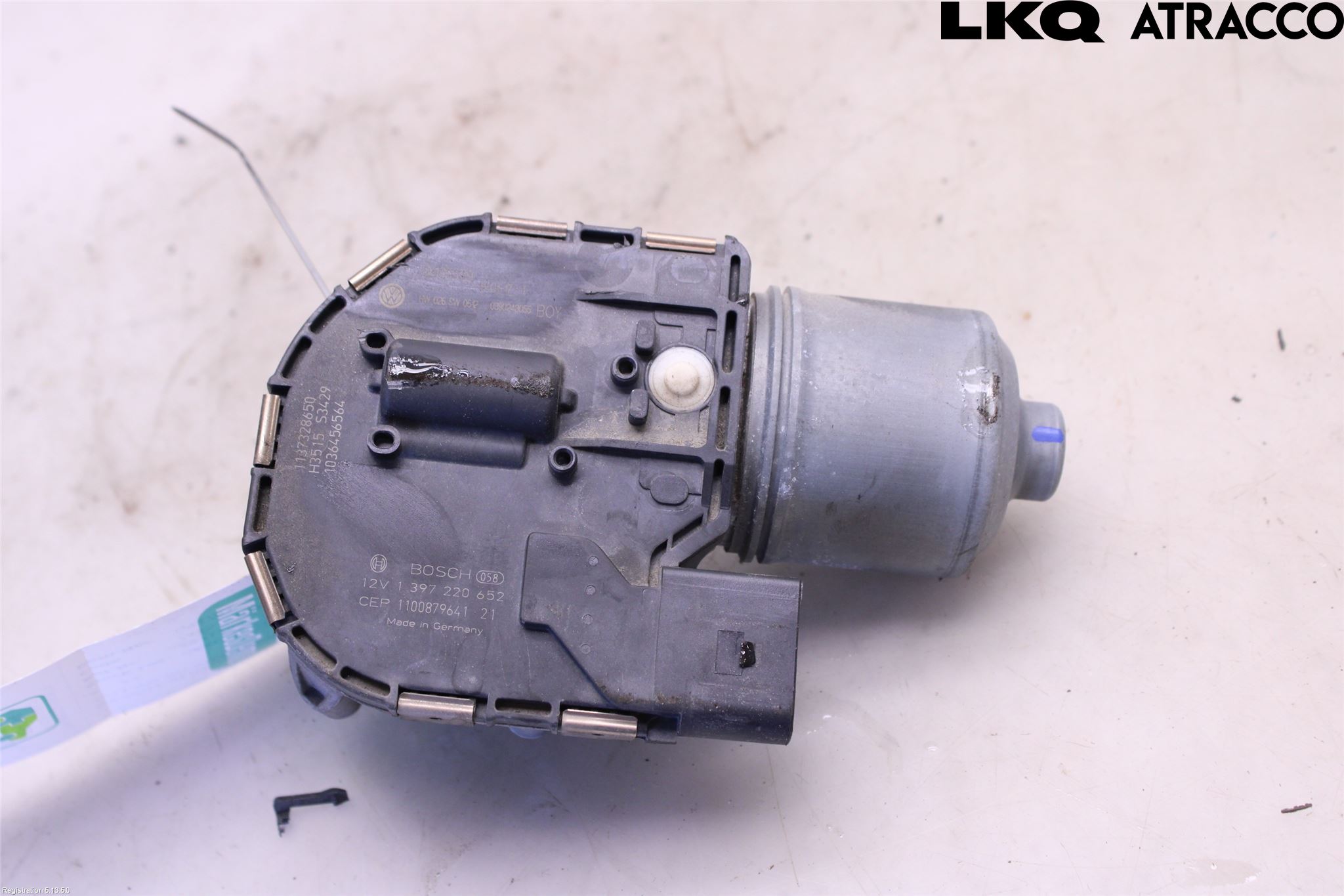 Volkswagen VW GOLF VI 09-13 Torkarmotor Vindruta
