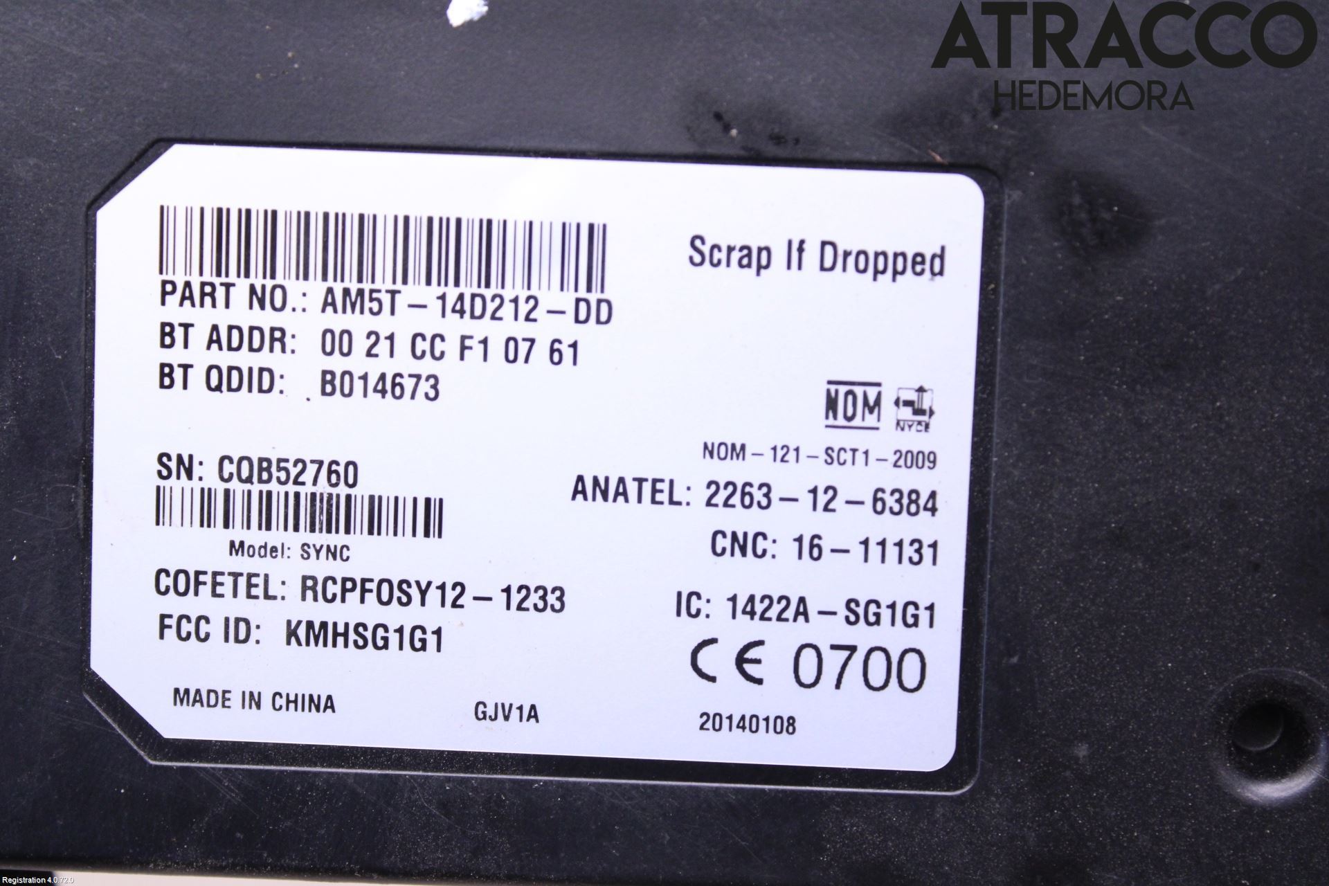 Ford FOCUS 11-14 Styrenhet Multimedia