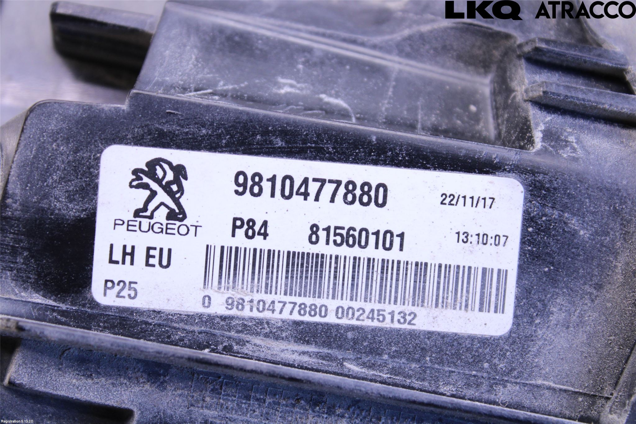 Peugeot 3008 17-24 Bakljus Lucka Vä