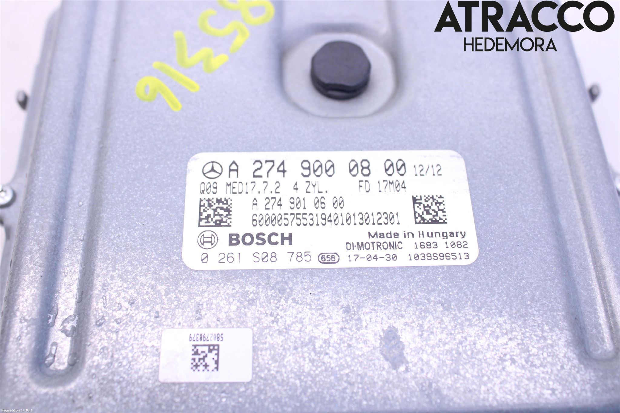 Mercedes-Benz MB C-KLASS (W205) 14-21 Styrenhet Insprut Bensin