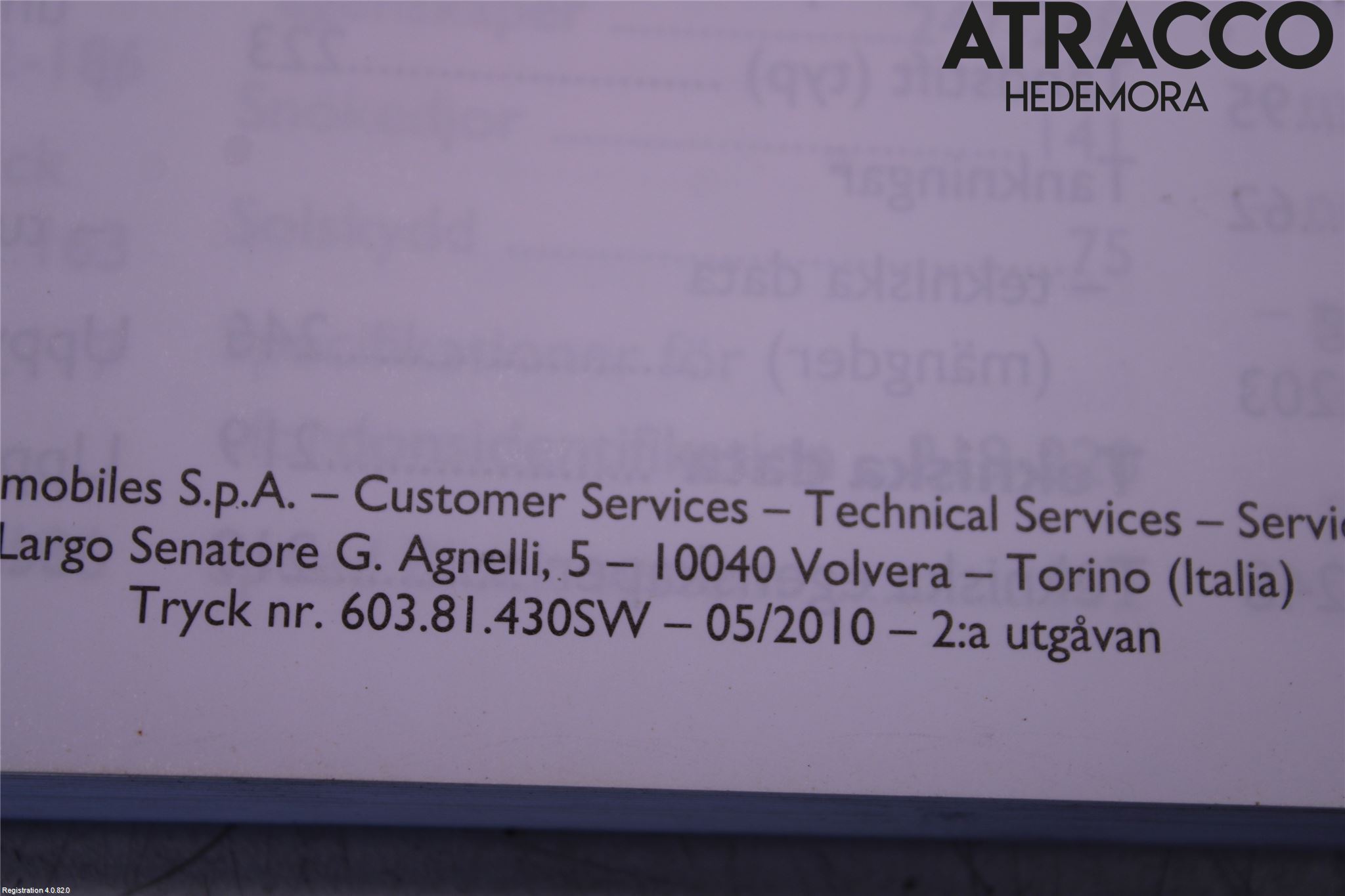 Fiat DOBLO CARGO Instruktionsbok