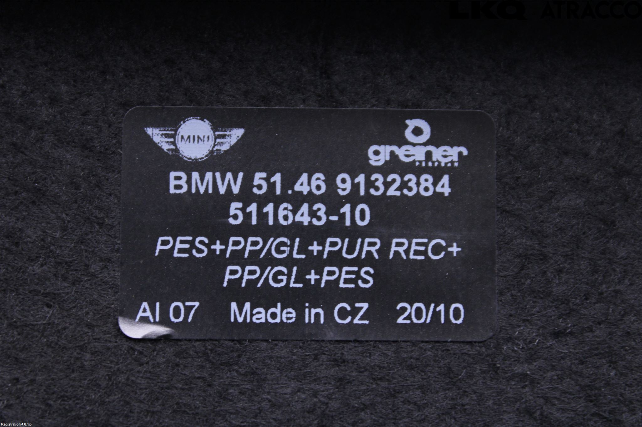 Mini CABRIO R57 07-15 Hatthylla