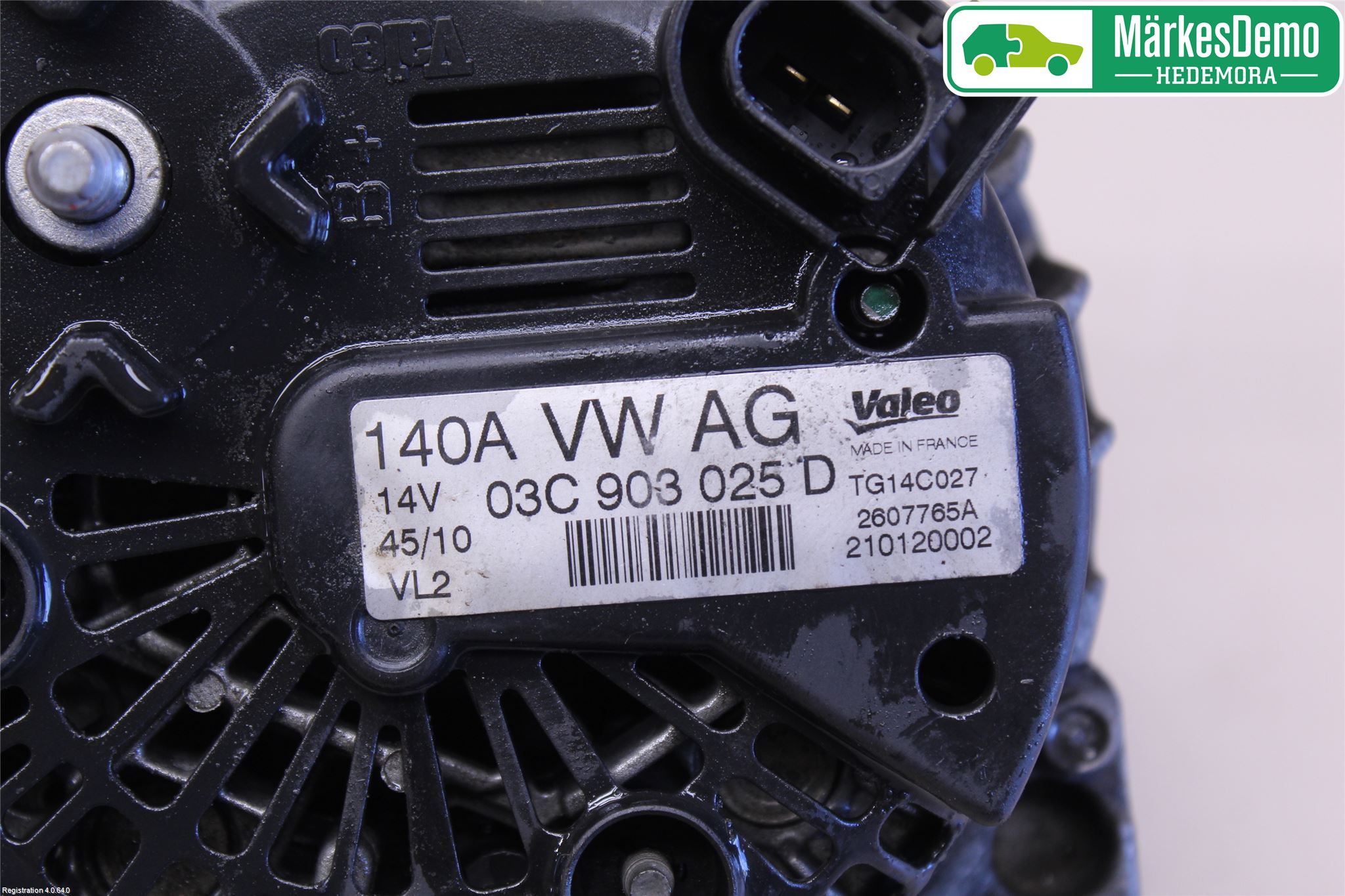 Volkswagen VW GOLF PLUS/CROSS GOLF 04-14 Generator