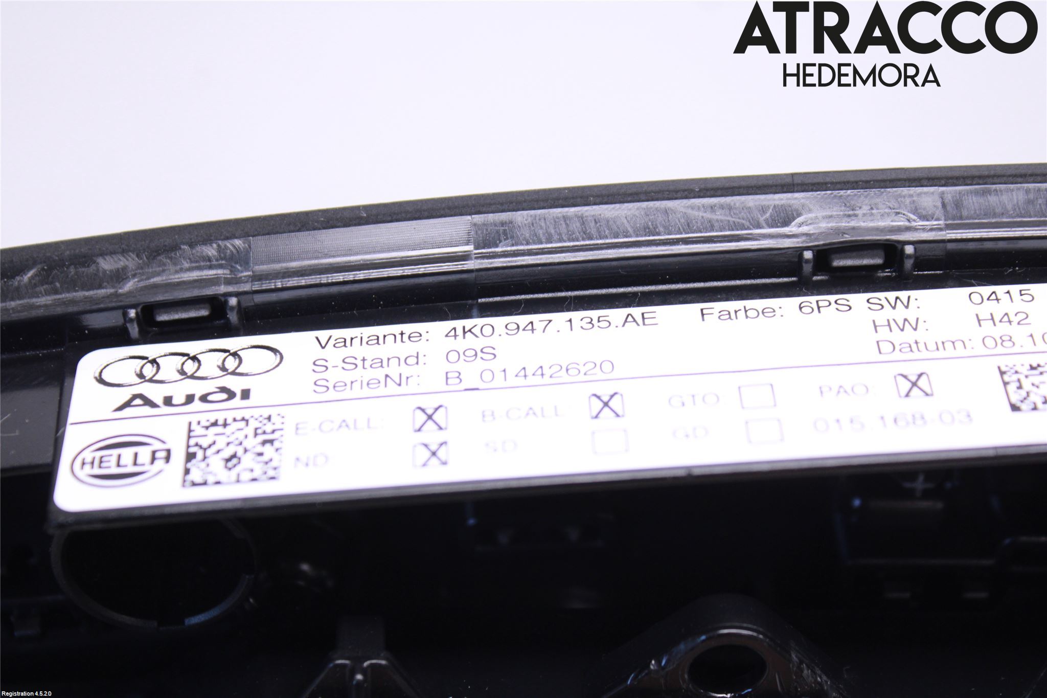 Audi A4/S4 B9 16-19 Innerbelysning