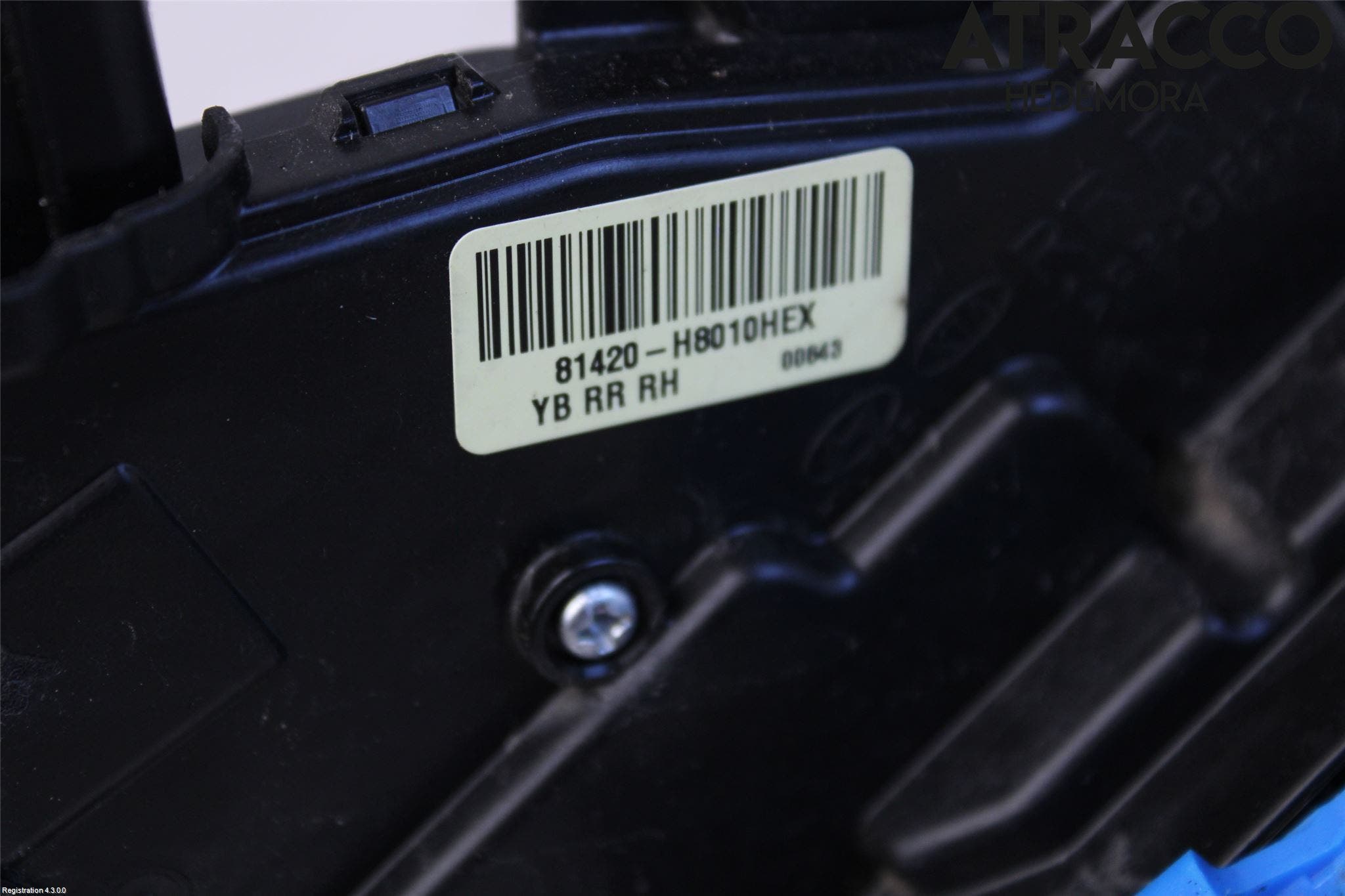 Kia RIO 17- Låskista-Dörrlås