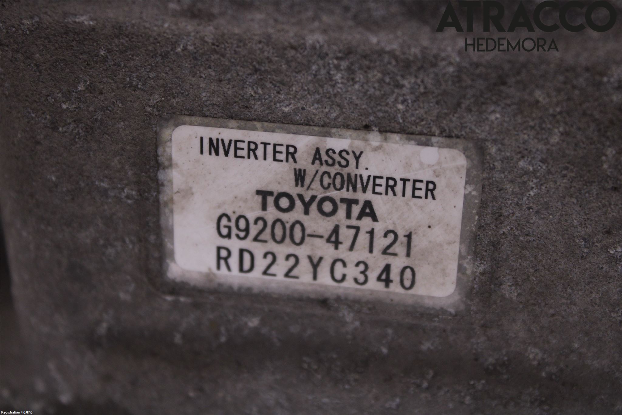Toyota PRIUS NWH20 04-08 Hybridconverter