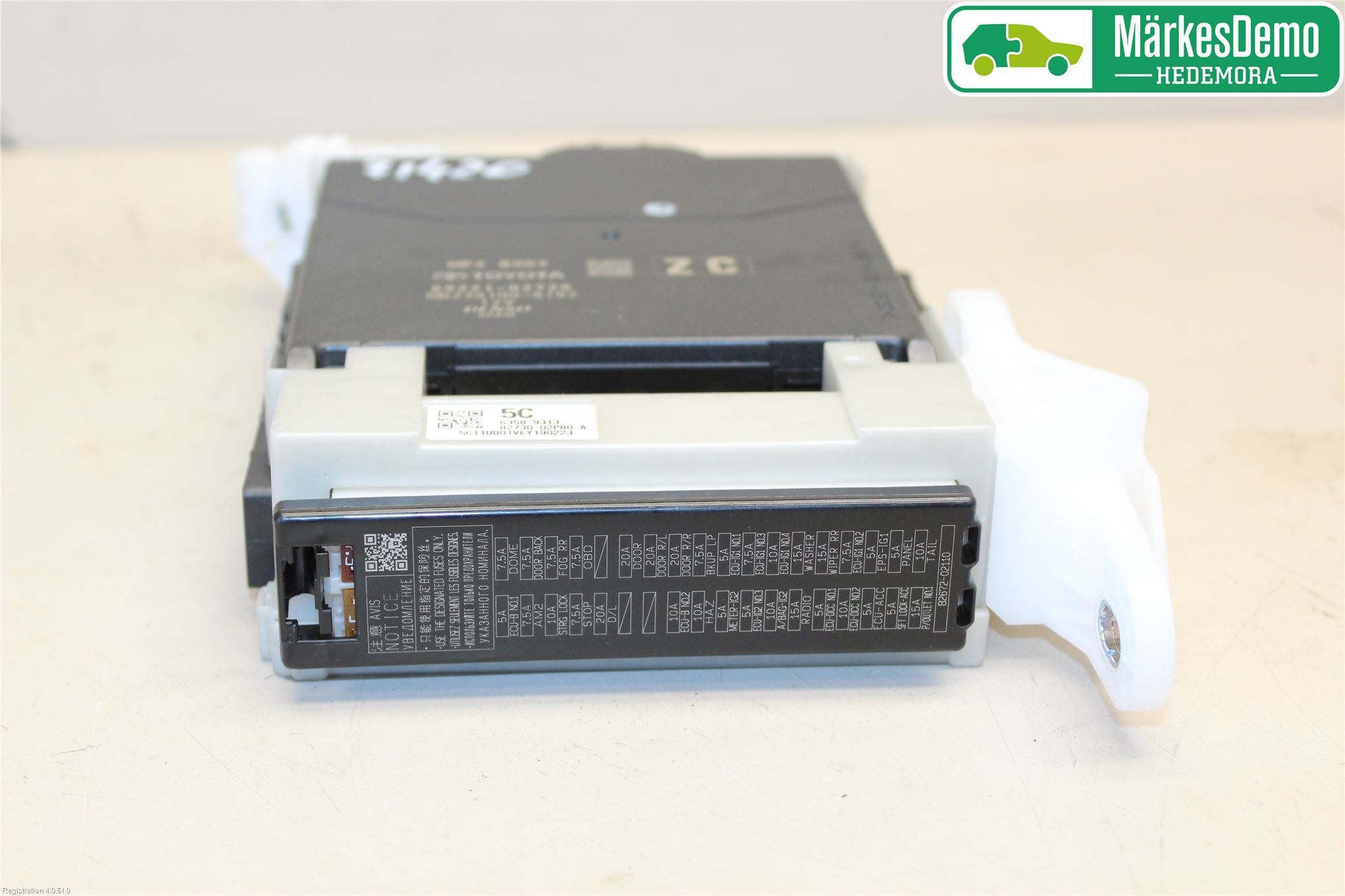 Toyota COROLLA 19- Säkringsdosa-Elcentral