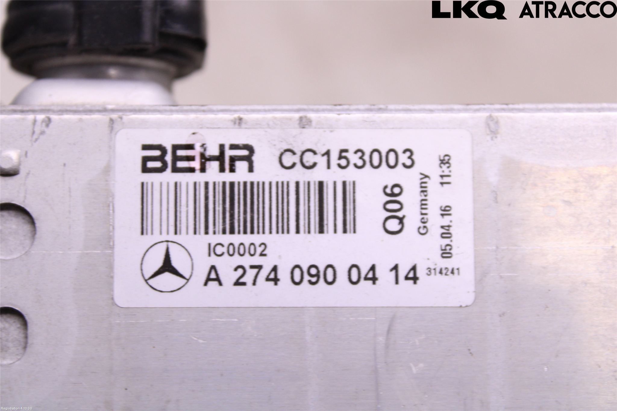 Mercedes-Benz MB C-KLASS (W205) 14-21 Laddluft-Intercooler Kyl
