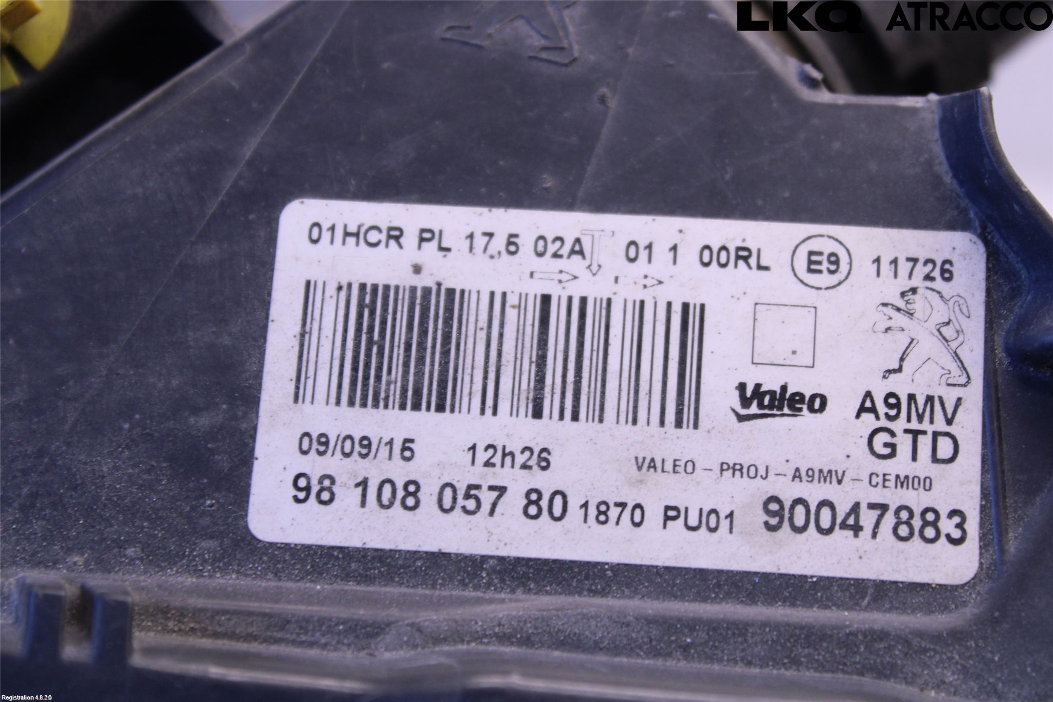 Peugeot PEUGOT 208 16-19 Strålkastare Vänster