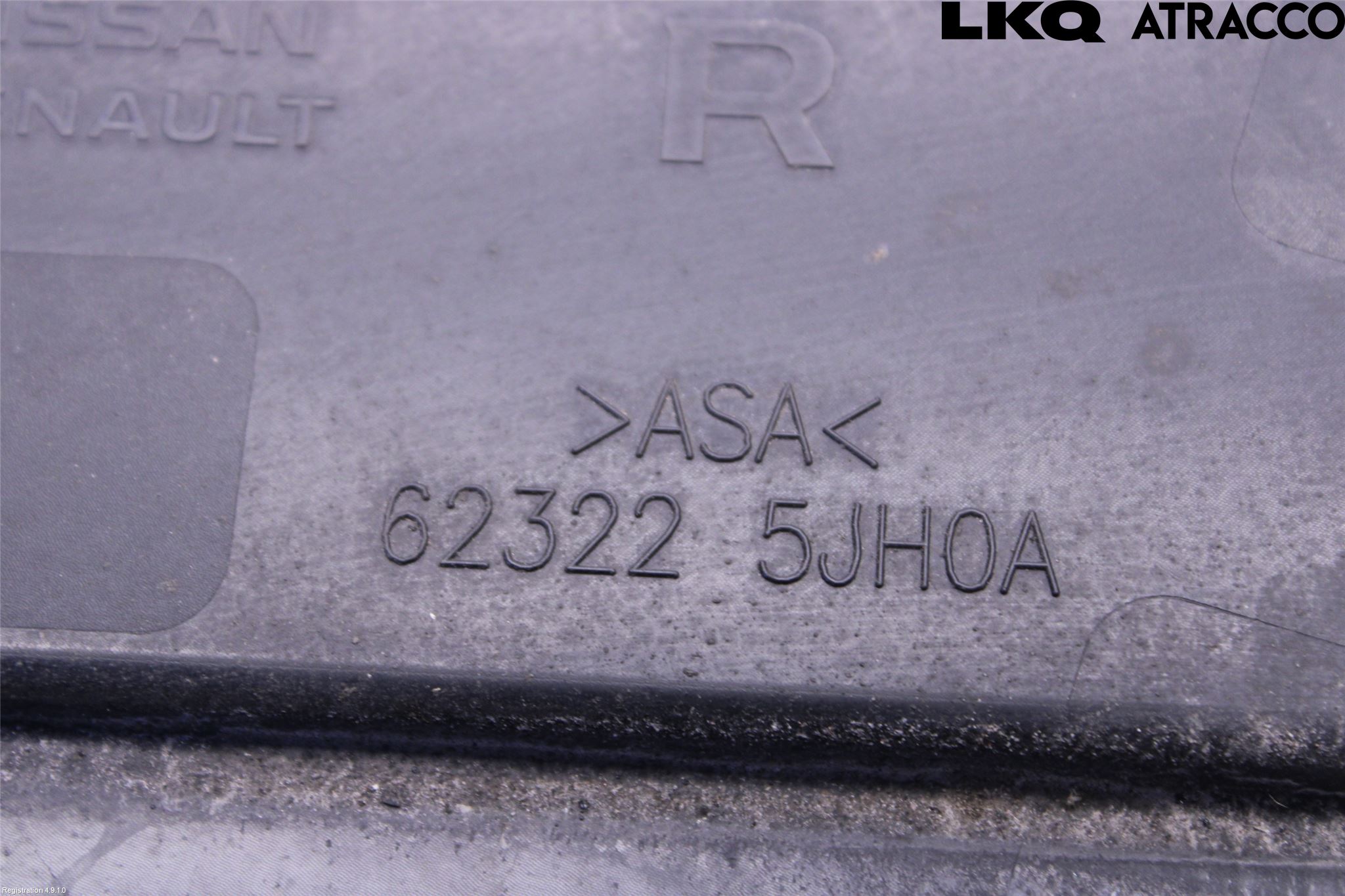 Renault ALASKAN 18-20 Täckplast Front