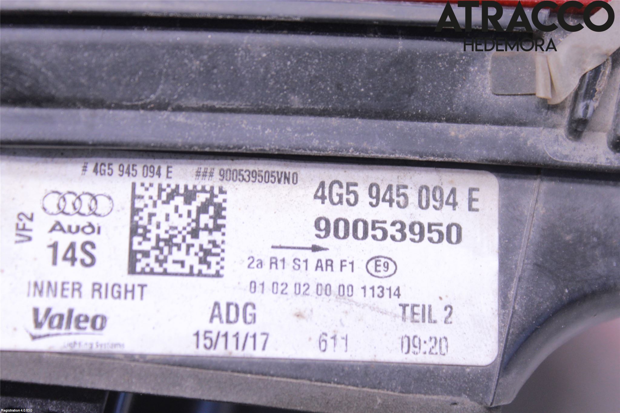 Audi A6/S6 4G 11-18 Bakljus Lucka Hö