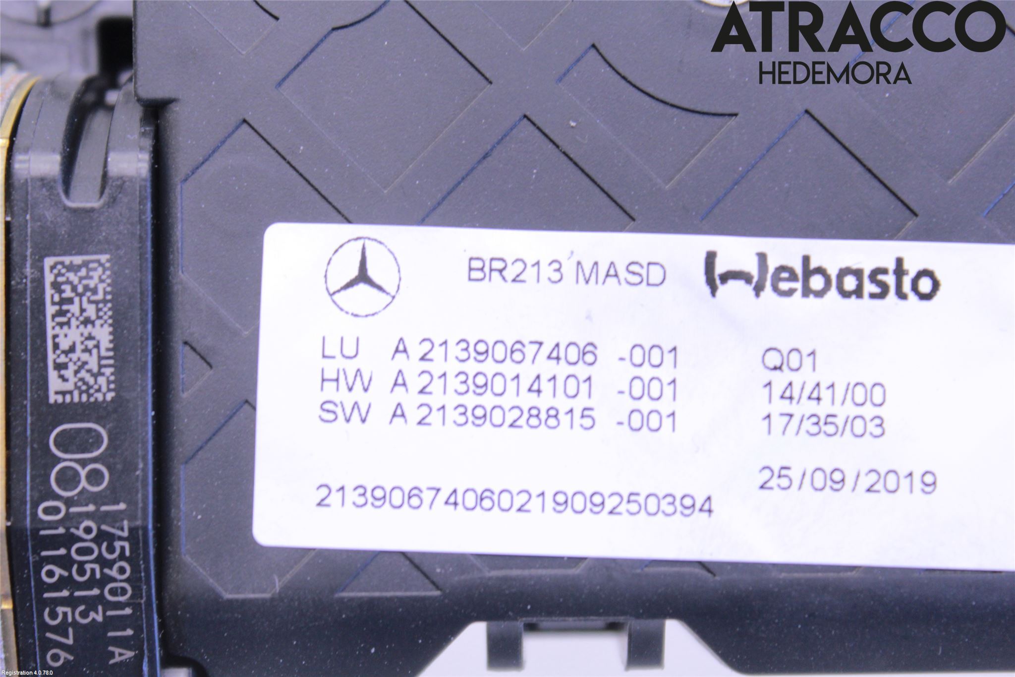 Mercedes-Benz MB E-KLASS (W213) 16-23 Taklucksmotor