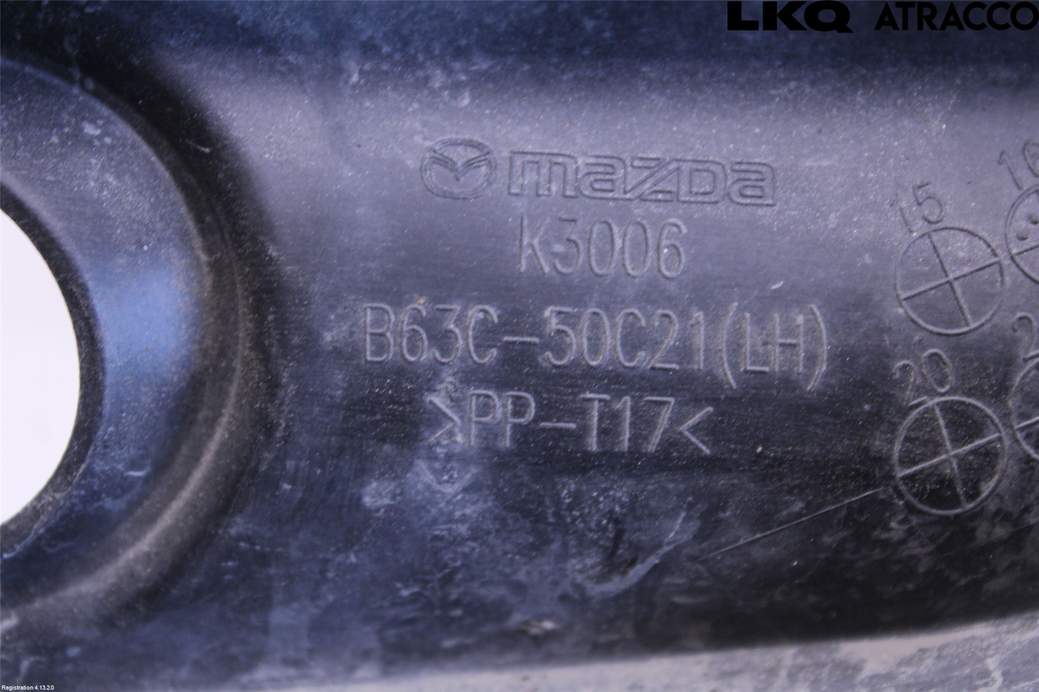 Mazda 3 III 14-19 Dimljussarg Fram