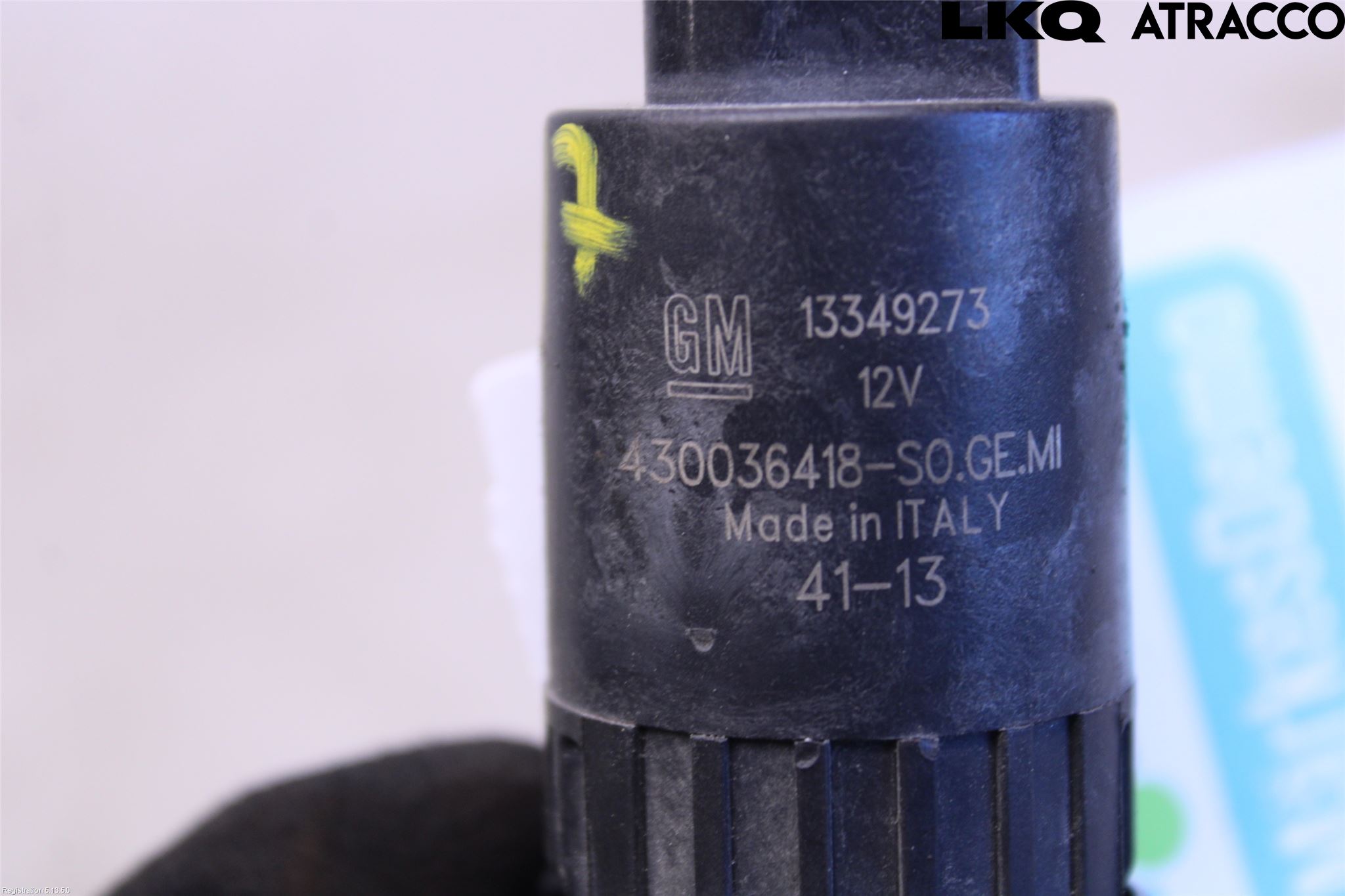 Opel ASTRA J 10-15 Spolarpump Vindruta