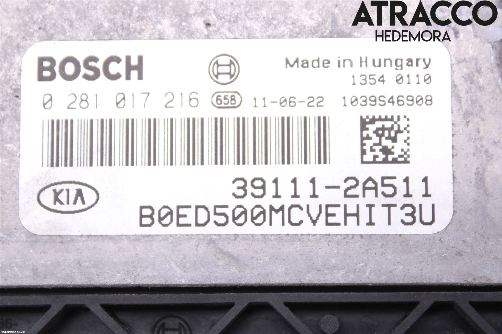 Kia CEED 06-12 Styrenhet Inspump Diesel