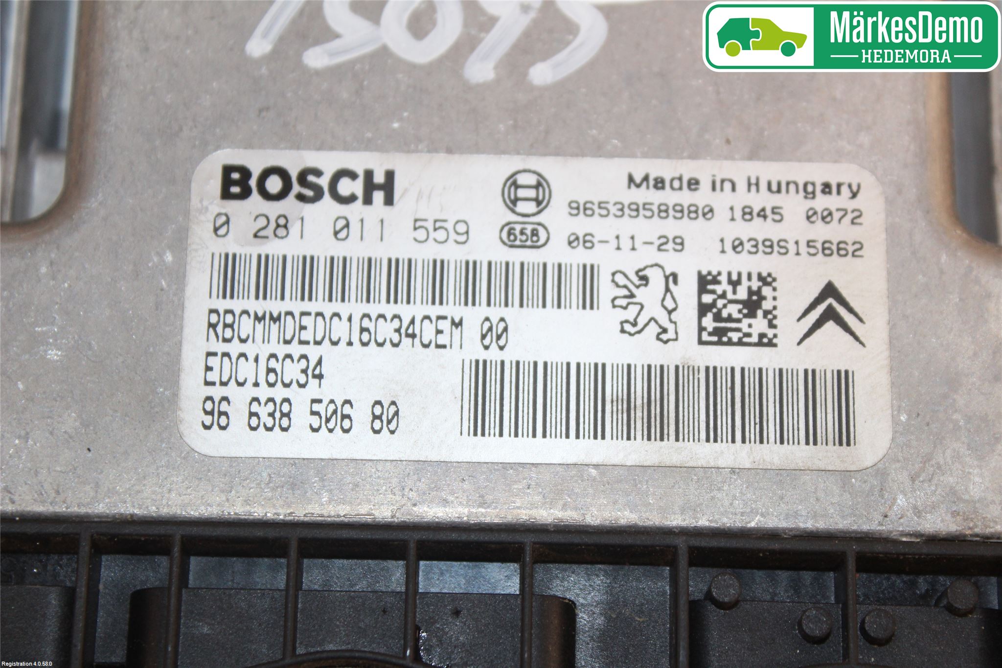 Citroen C3 05-10 Styrenhet Inspump Diesel