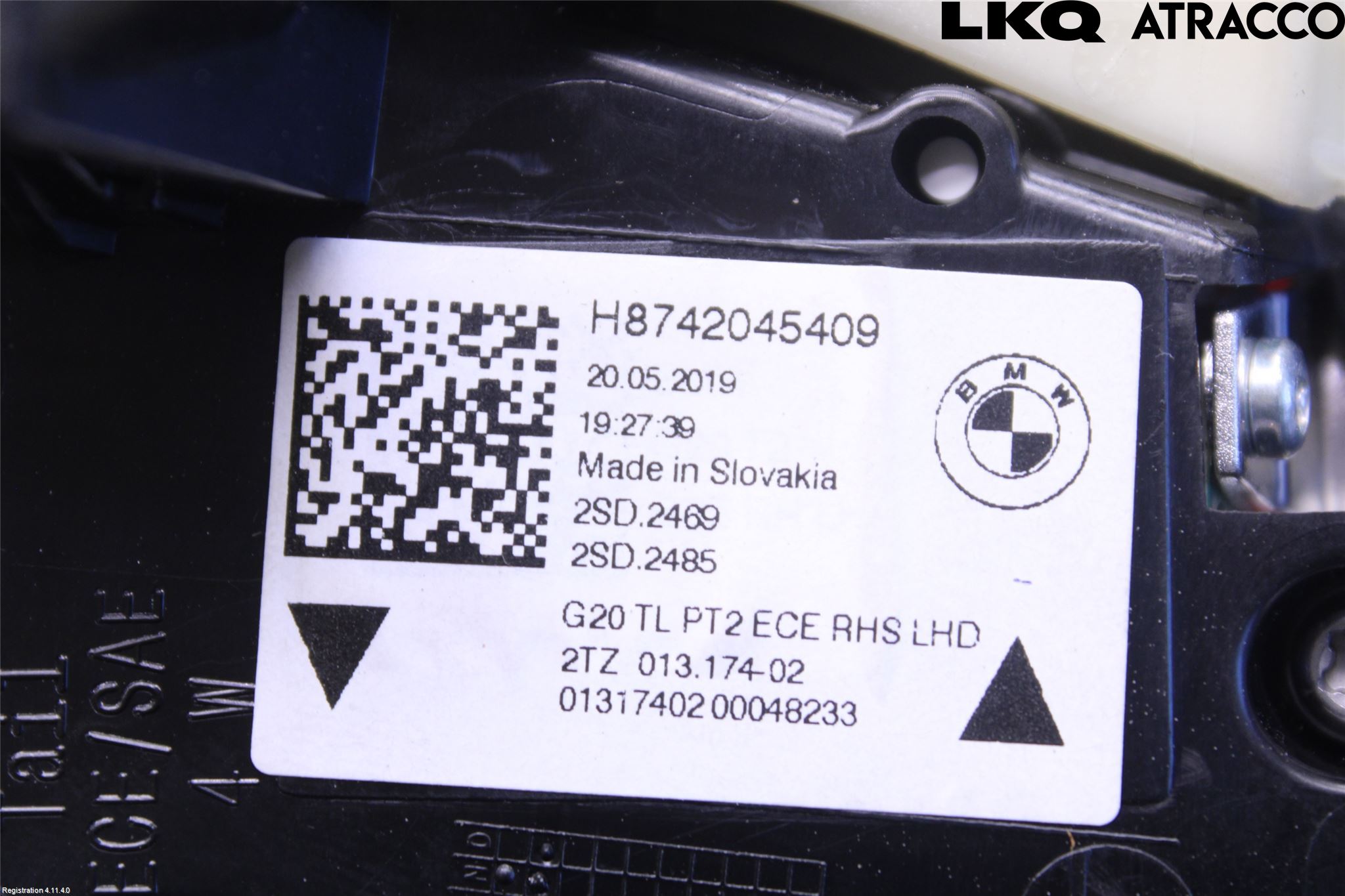 BMW 3 G20/G21/G80/G81 19- Bakljus Lucka Hö
