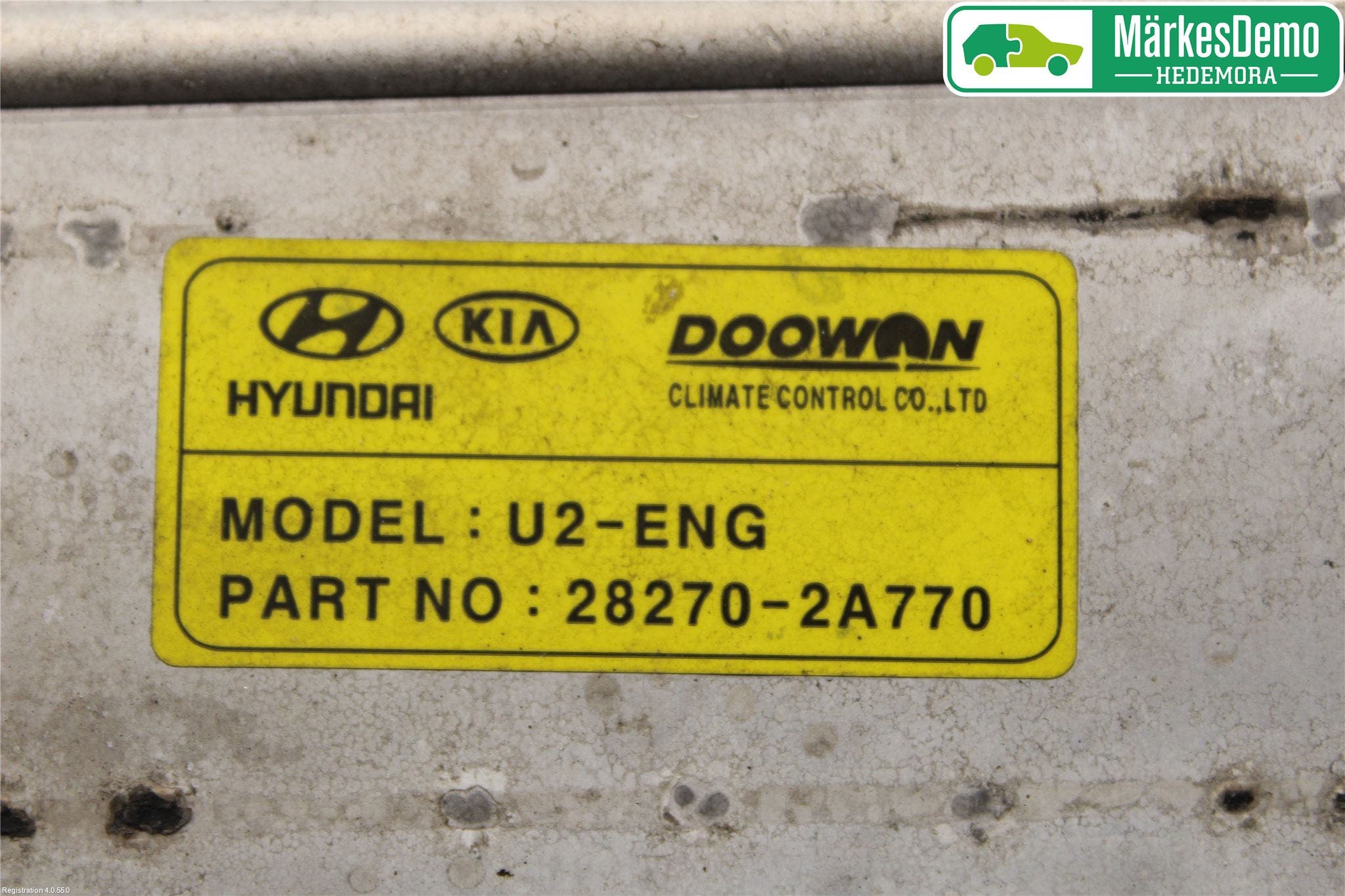 Hyundai i30 GD 13-17 Laddluft-Intercooler Kyl