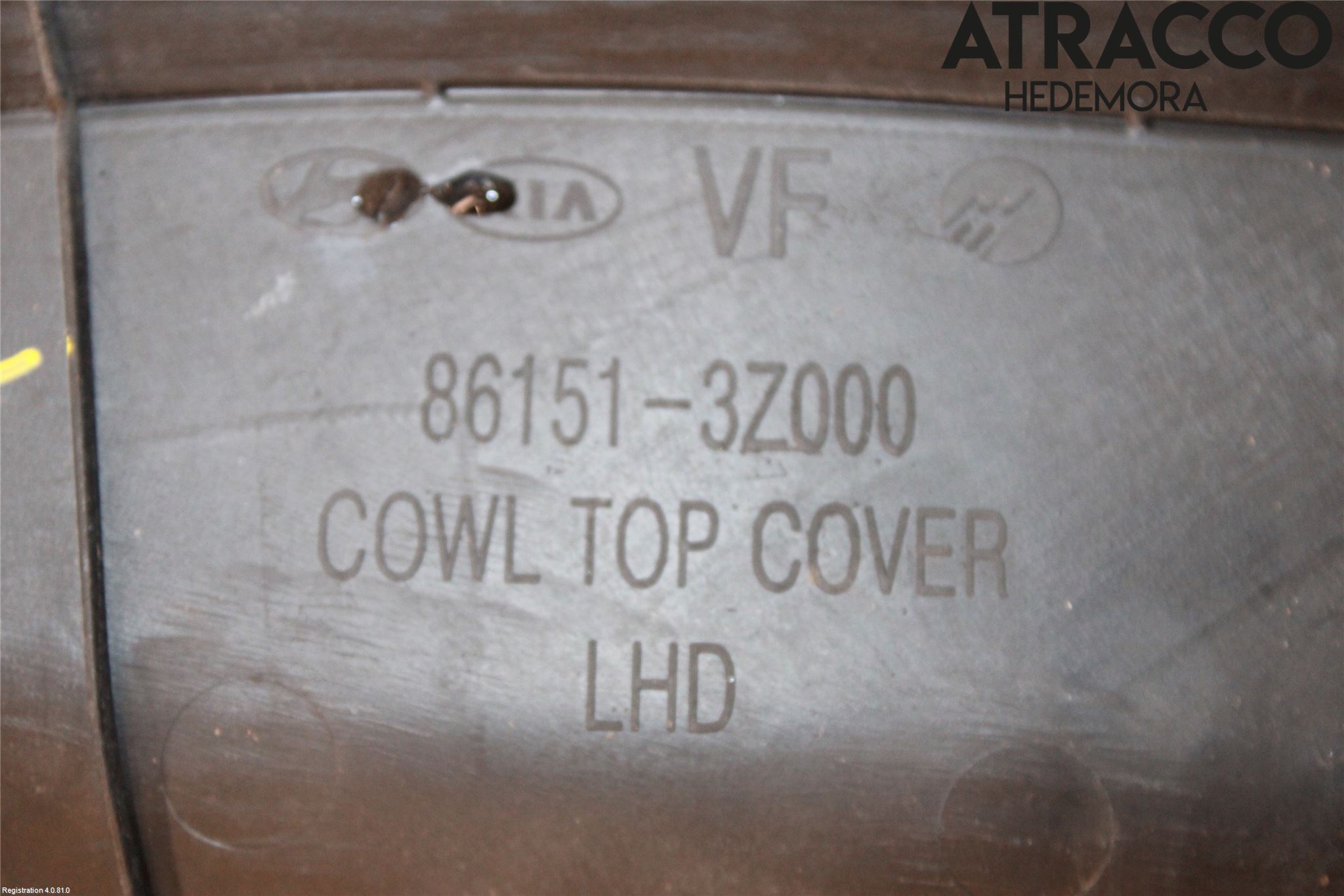 Hyundai i40 08-15 Torpedplåt-Torpedplast