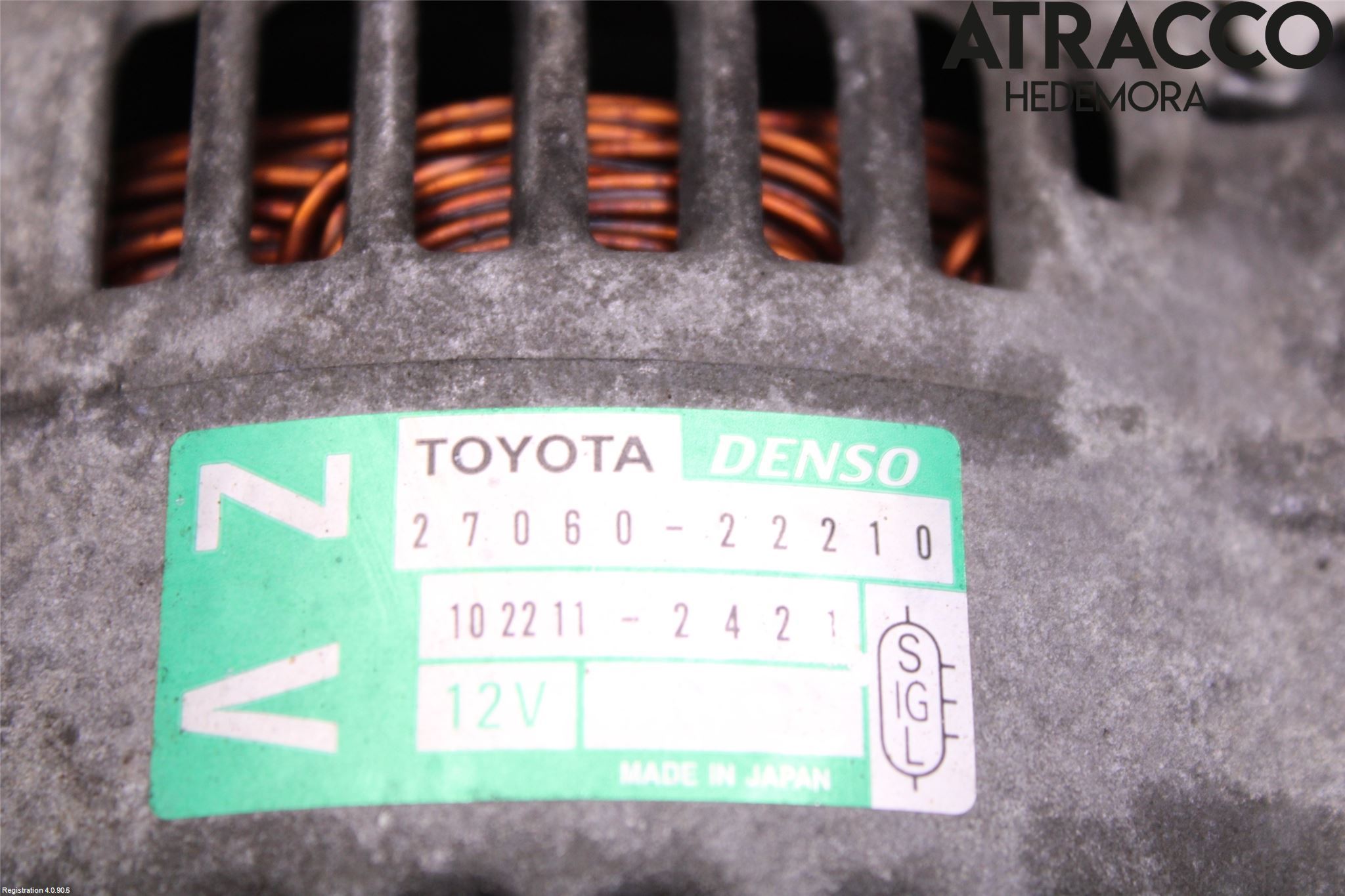 Toyota COROLLA 02-07 Generator