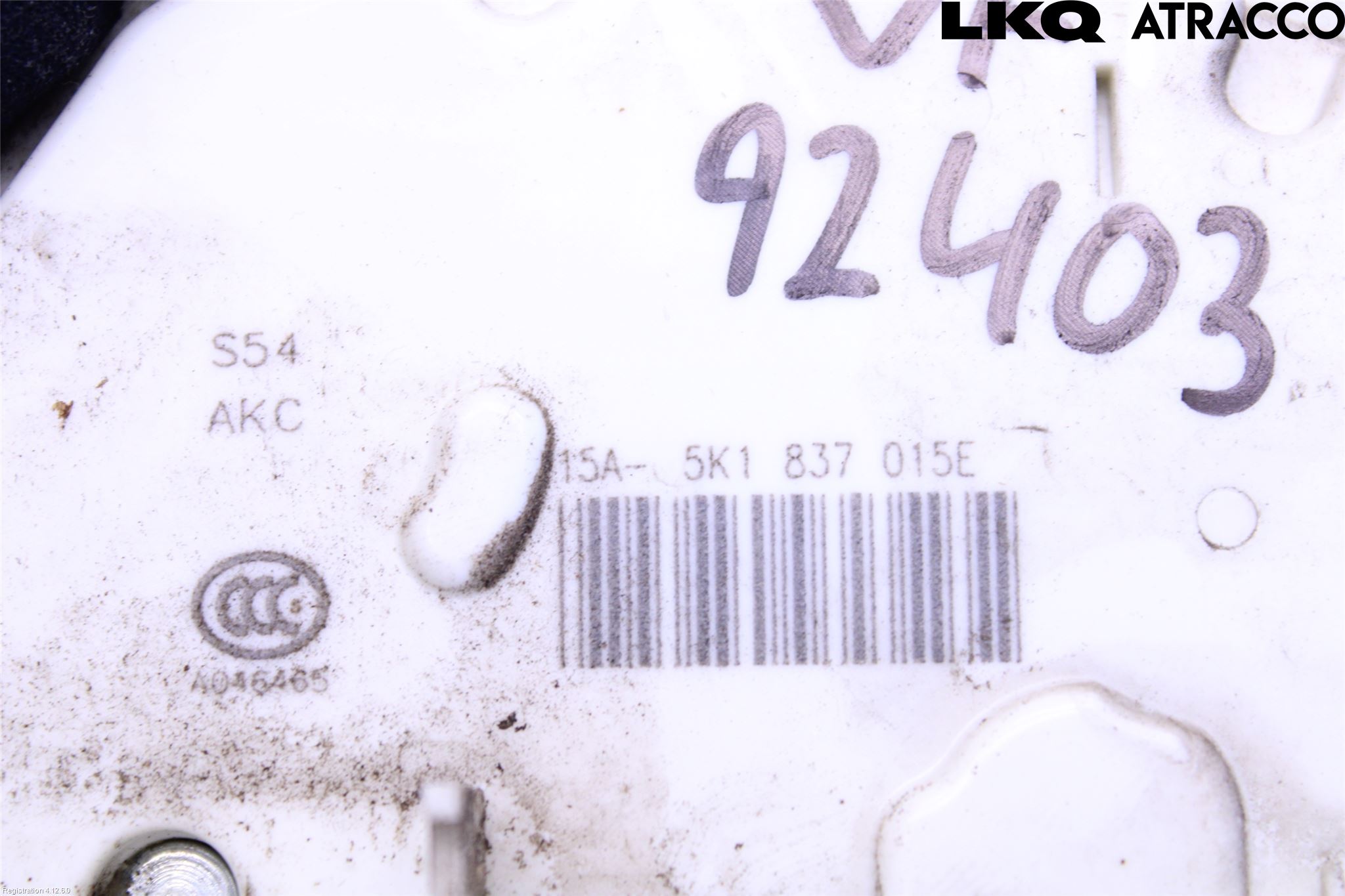 Volkswagen VW POLO 10-17 Låskista-Dörrlås