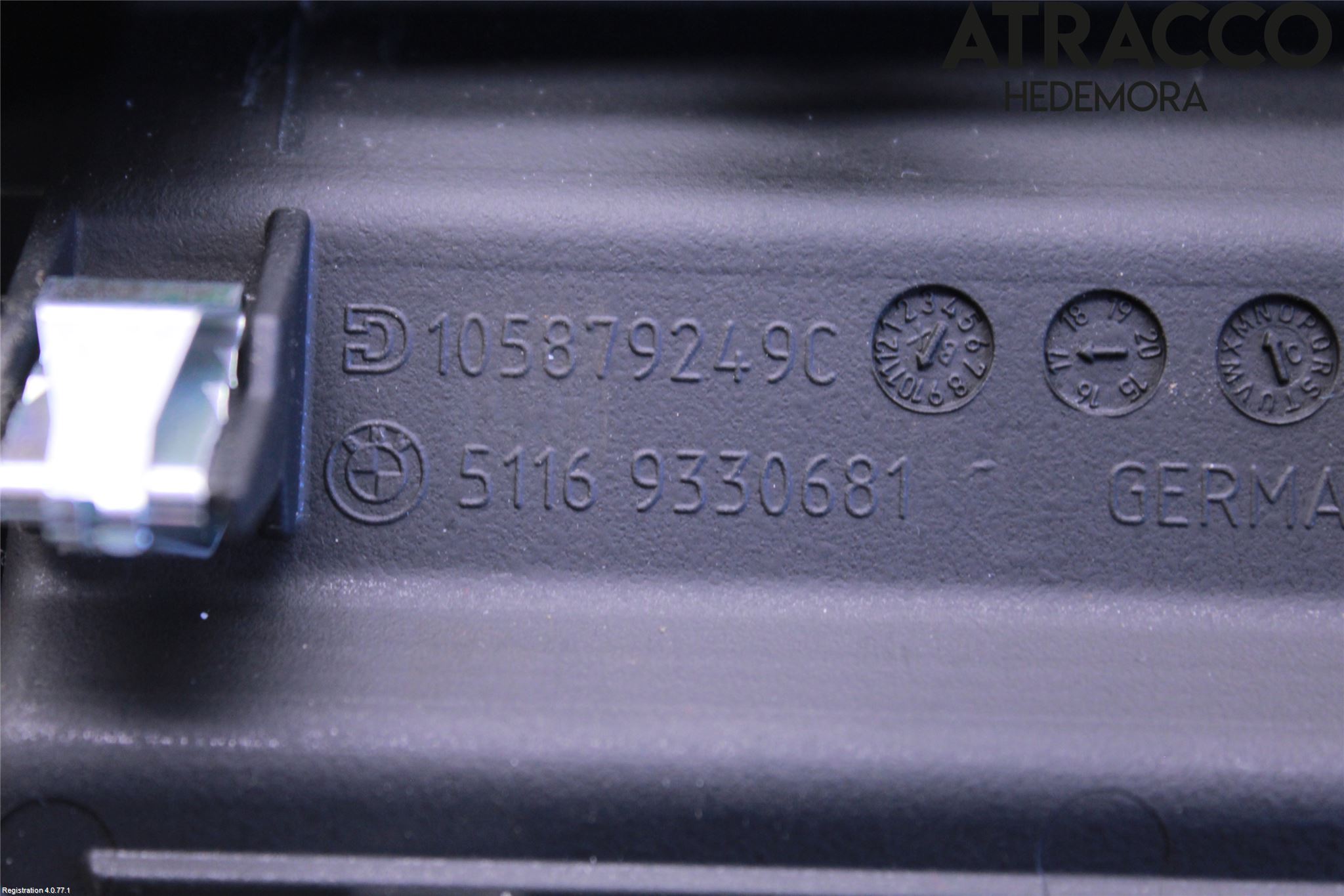 BMW 5 G30/G31/F90 17-23 Defrosterkanal-Munstycke