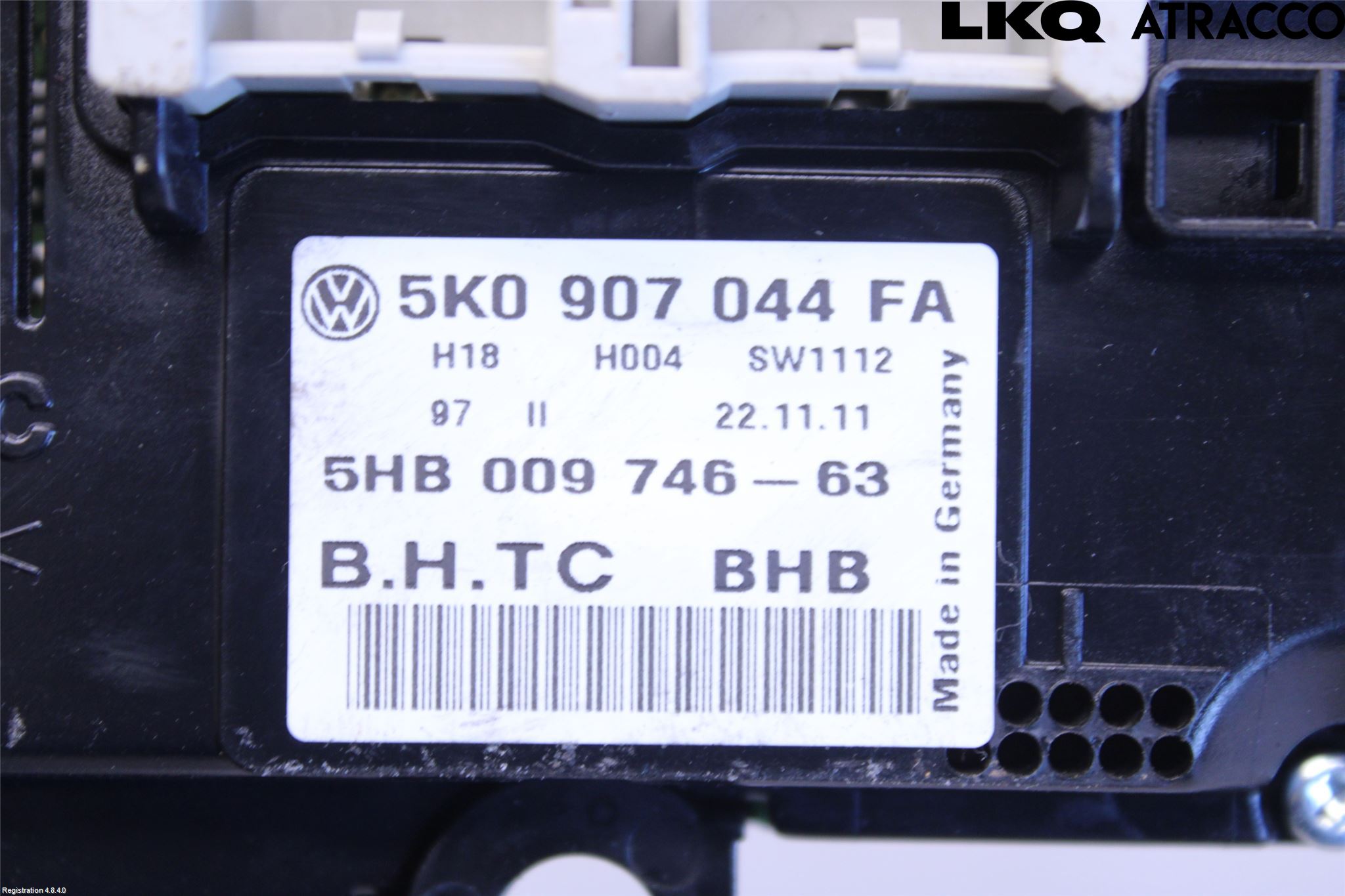 Volkswagen VW GOLF VI 09-13 Ac Styrenhet Ac Manöveren