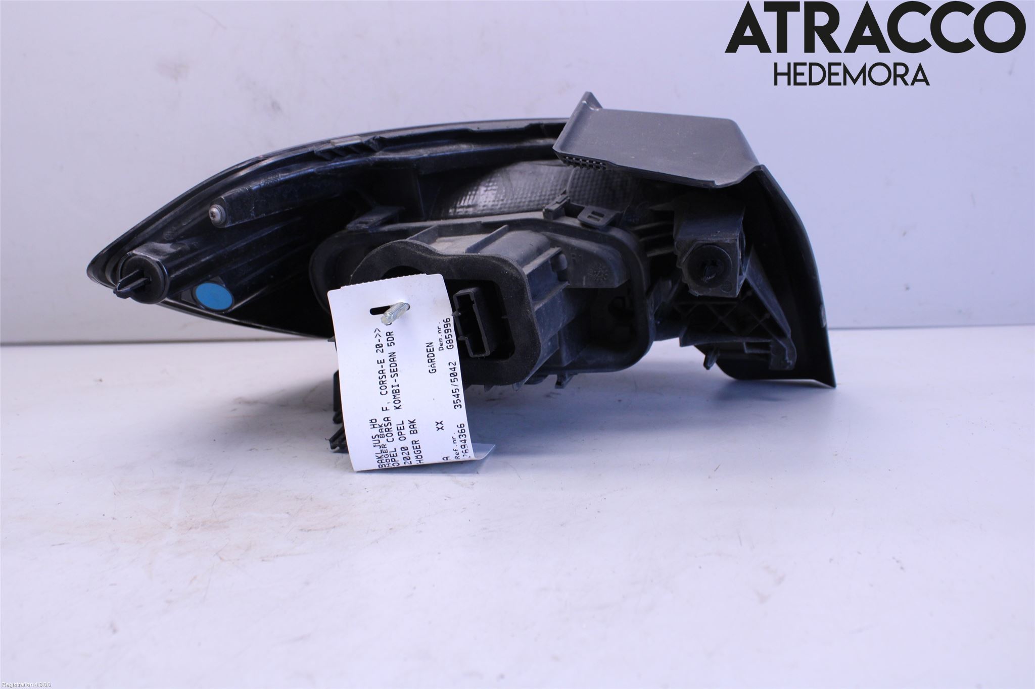 Opel CORSA F, CORSA-E 20- Bakljus Höger