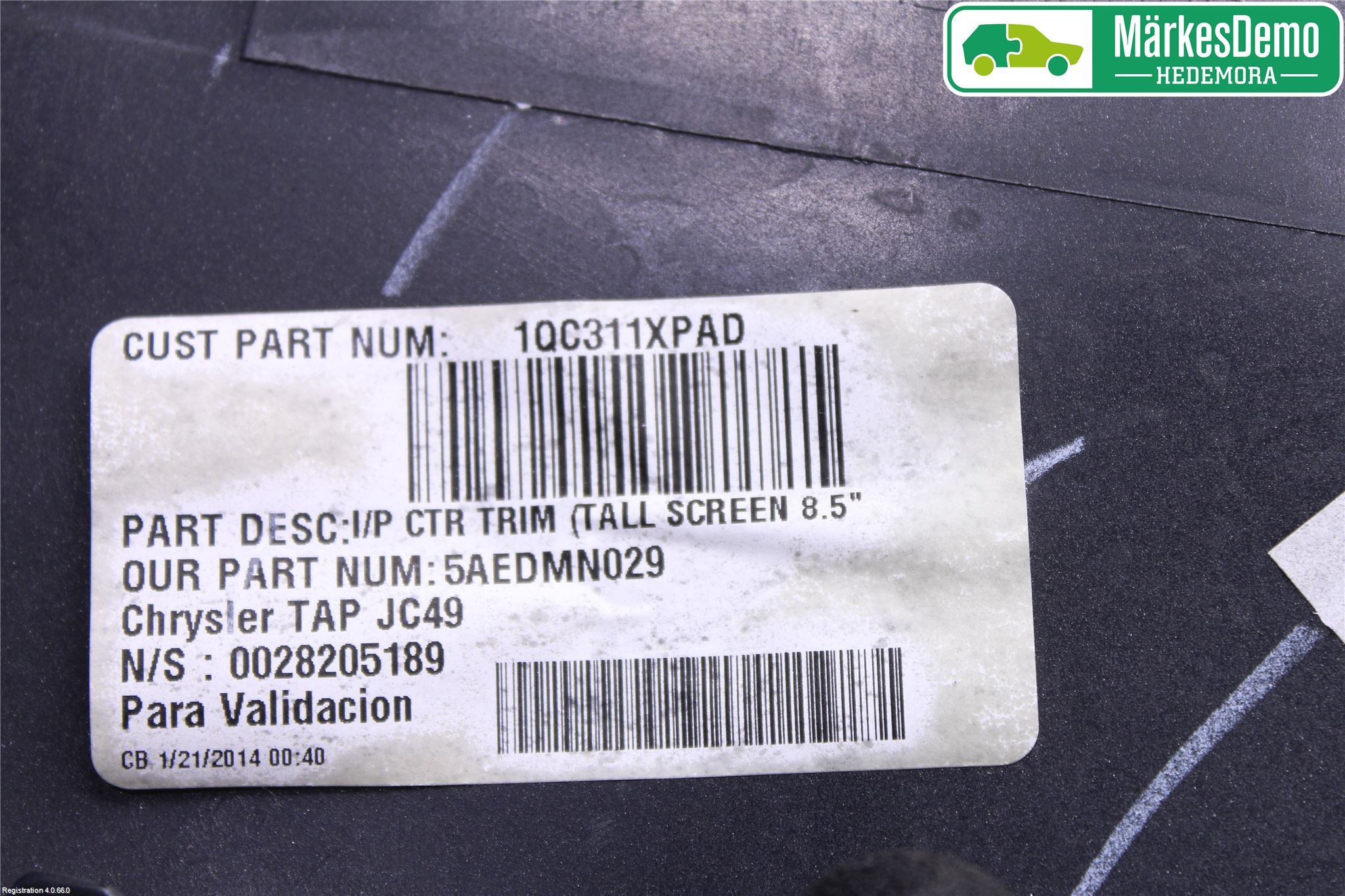 Fiat FREEMONT Instrument-Radio Sarg