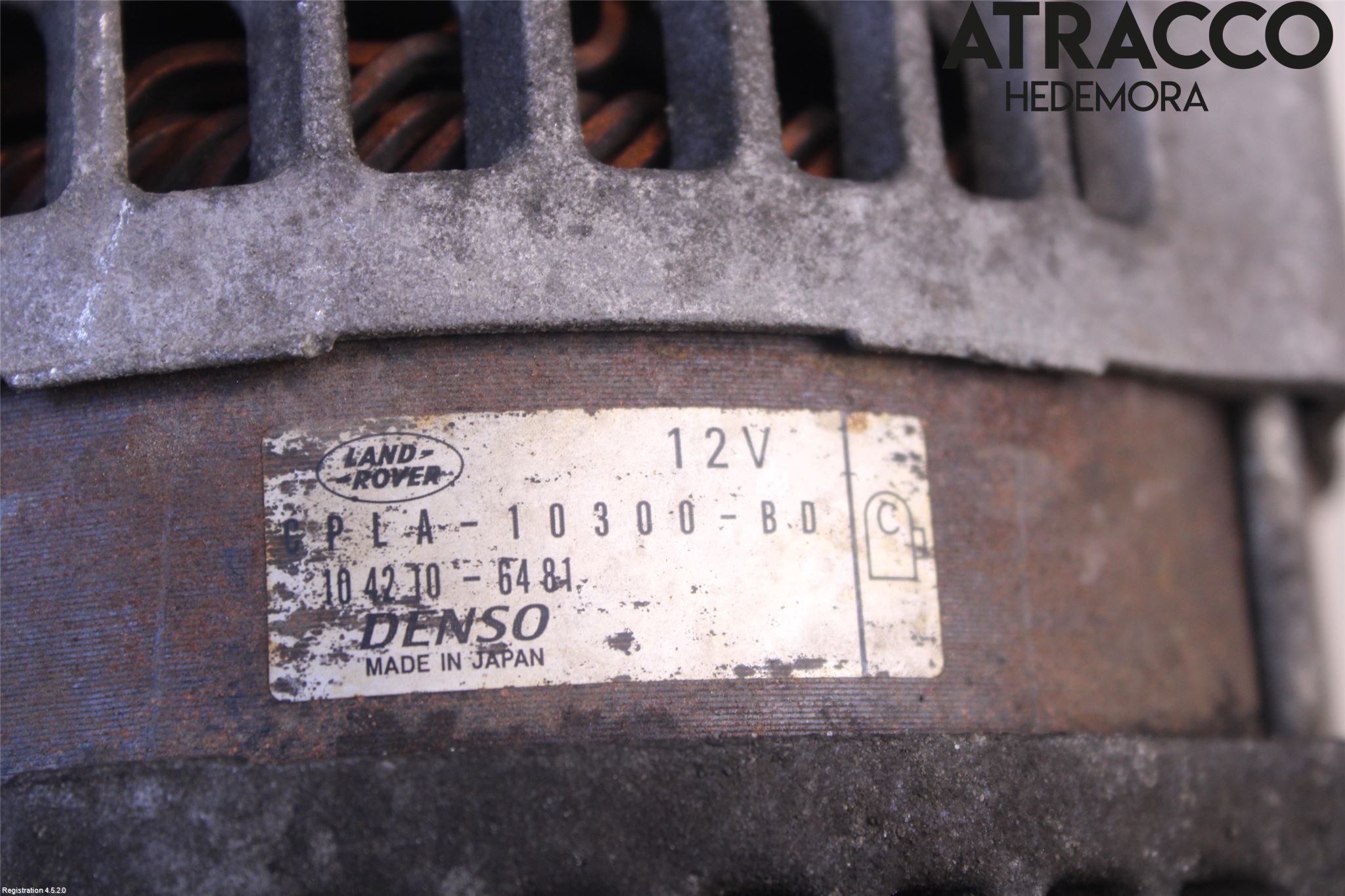 Landrover RANGE ROVER SPORT (L494) 14-22 Generator