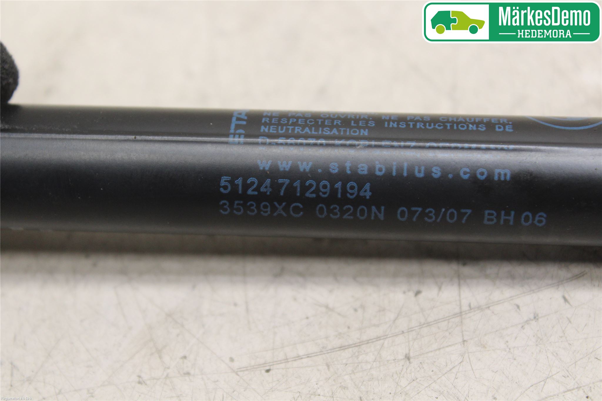 BMW 3 E92/93 Coupé/Cab 05-14 Gasfjäder Baklucka