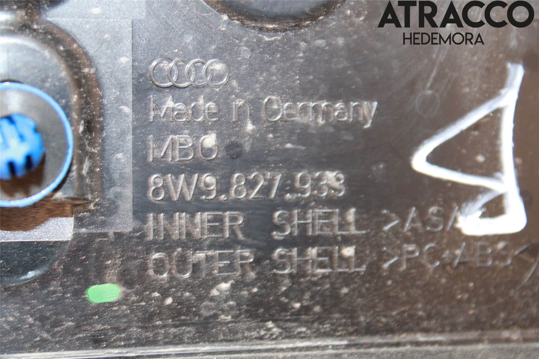 Audi A4/S4 B9 16-19 Spoiler Baklucka