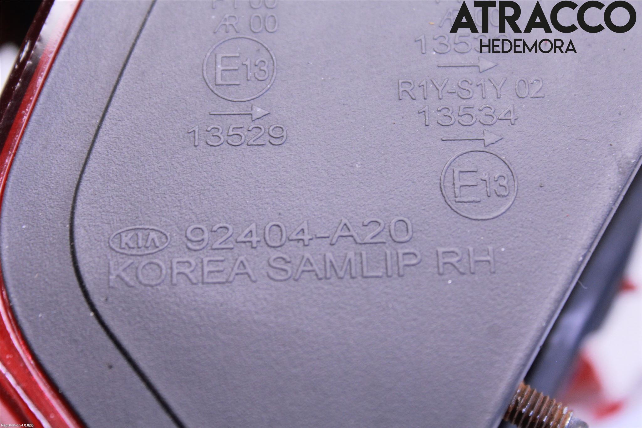 Kia CEED 12-18 Bakljus Lucka Hö