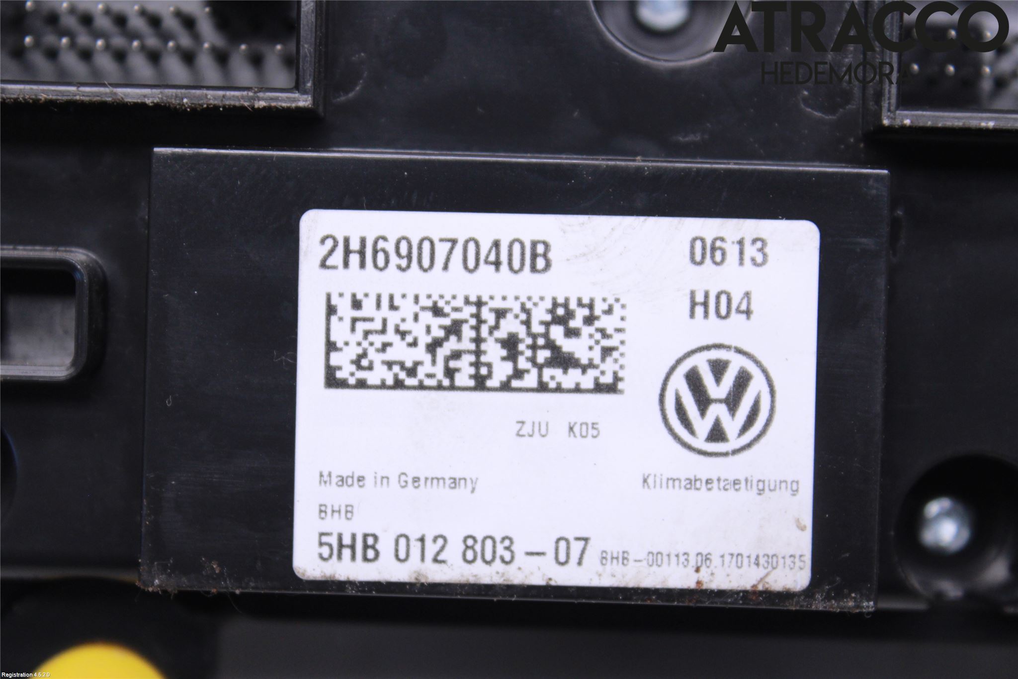 Volkswagen VW AMAROK 2H 10-22 Ac Styrenhet Ac Manöveren