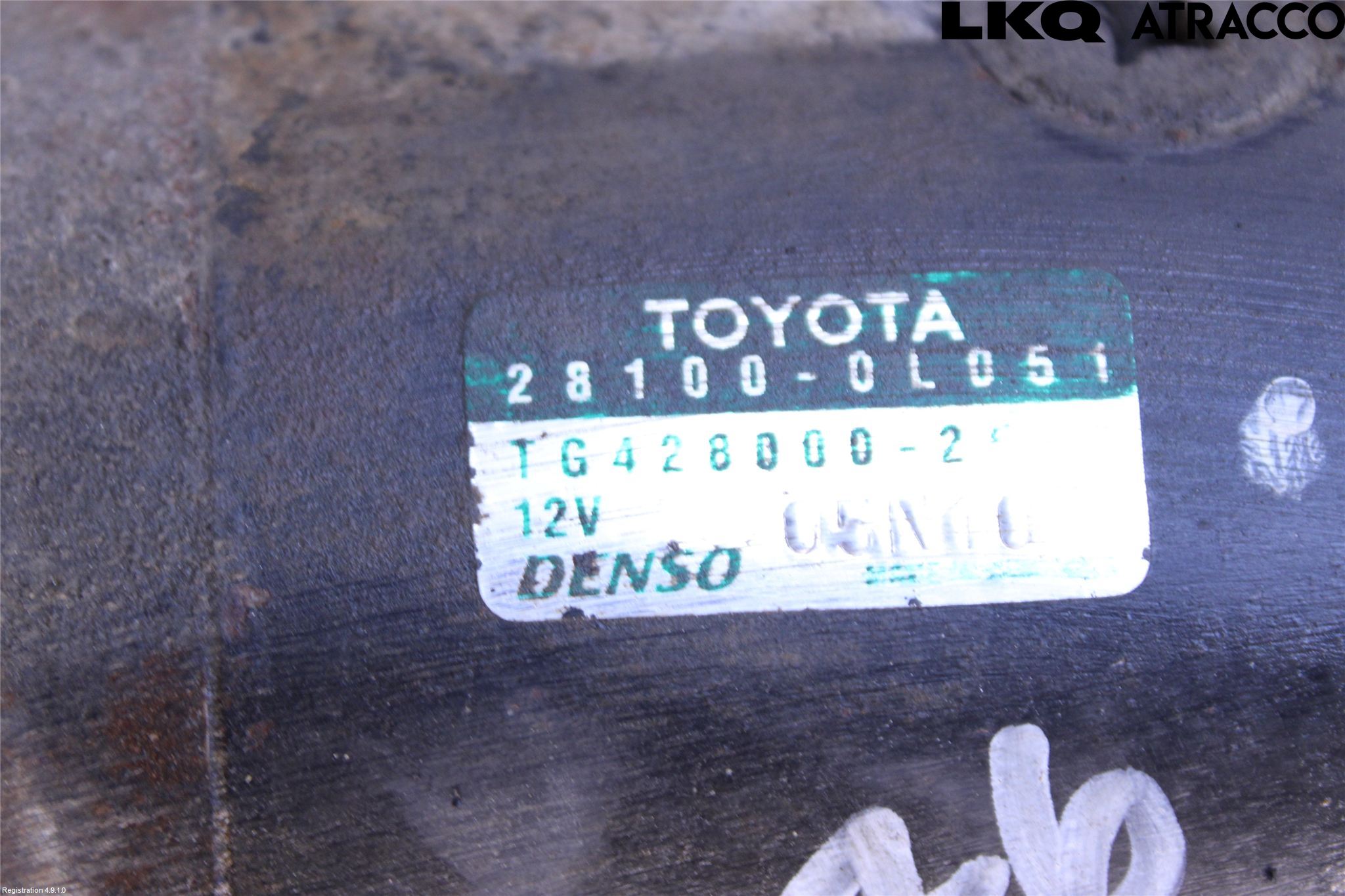 Toyota HILUX 05-16 Startmotor Diesel