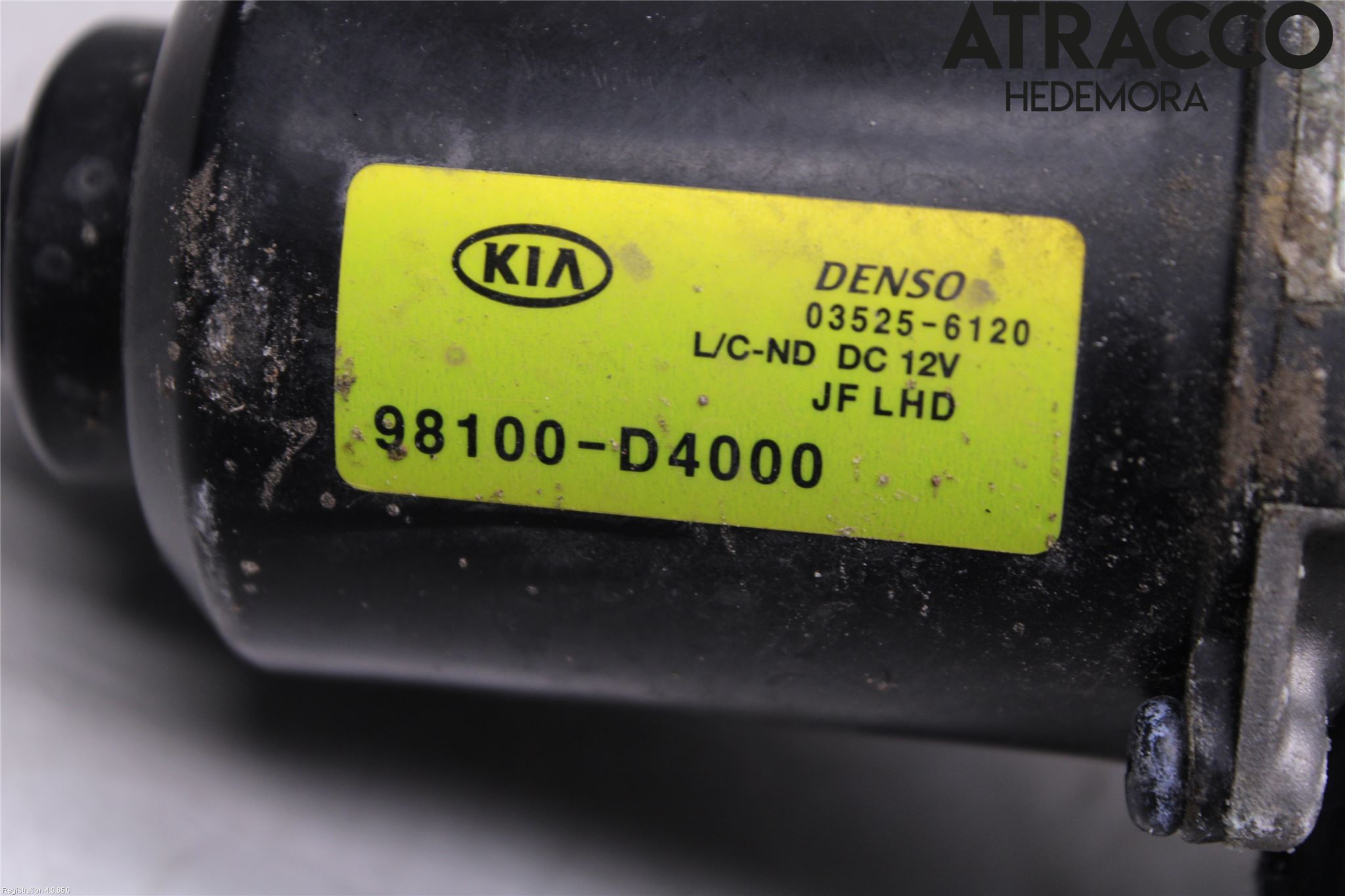 Kia OPTIMA 16-20 Torkarmotor Vindruta
