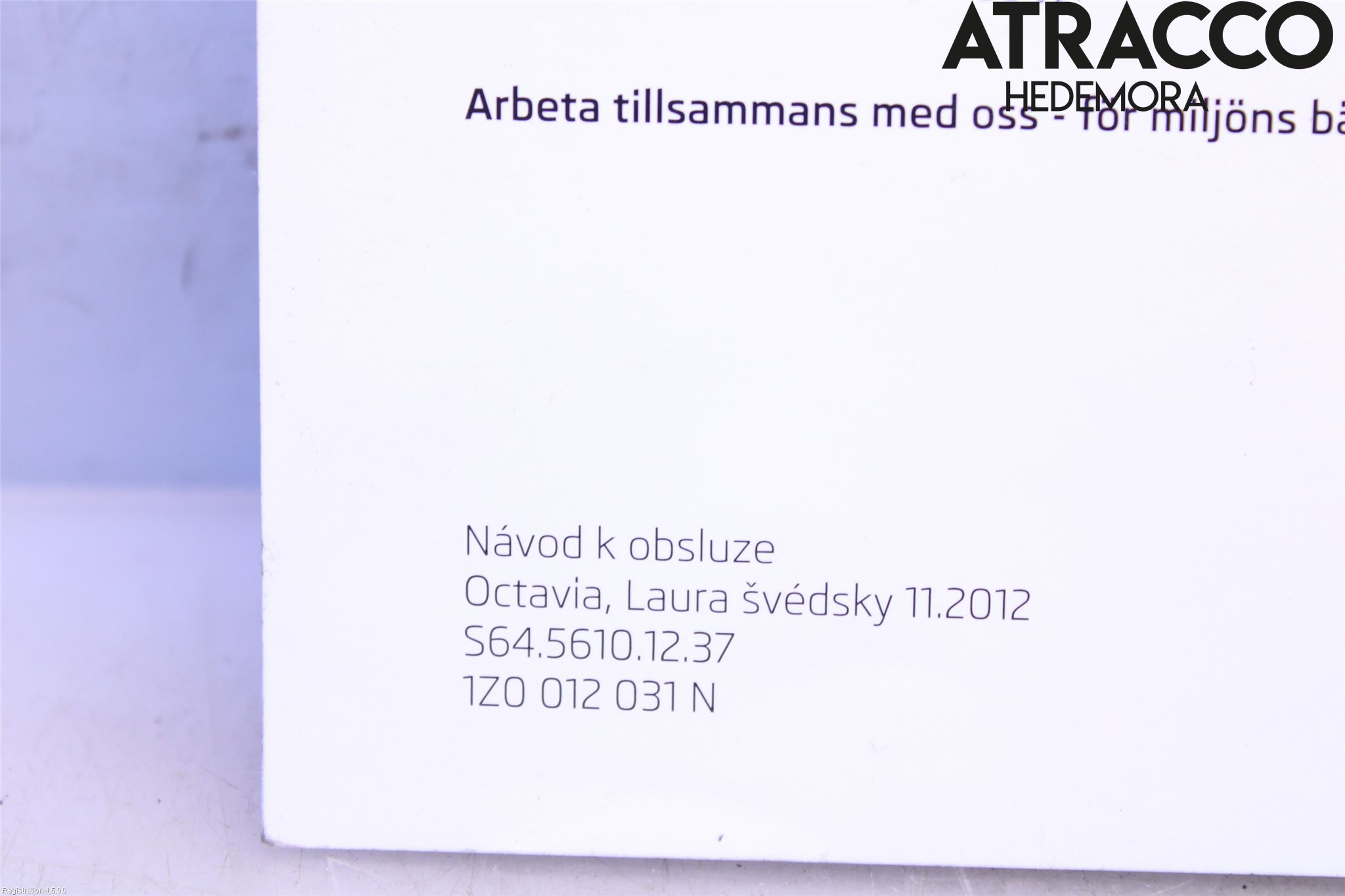 Skoda OCTAVIA (1Z) 05-13 Instruktionsbok