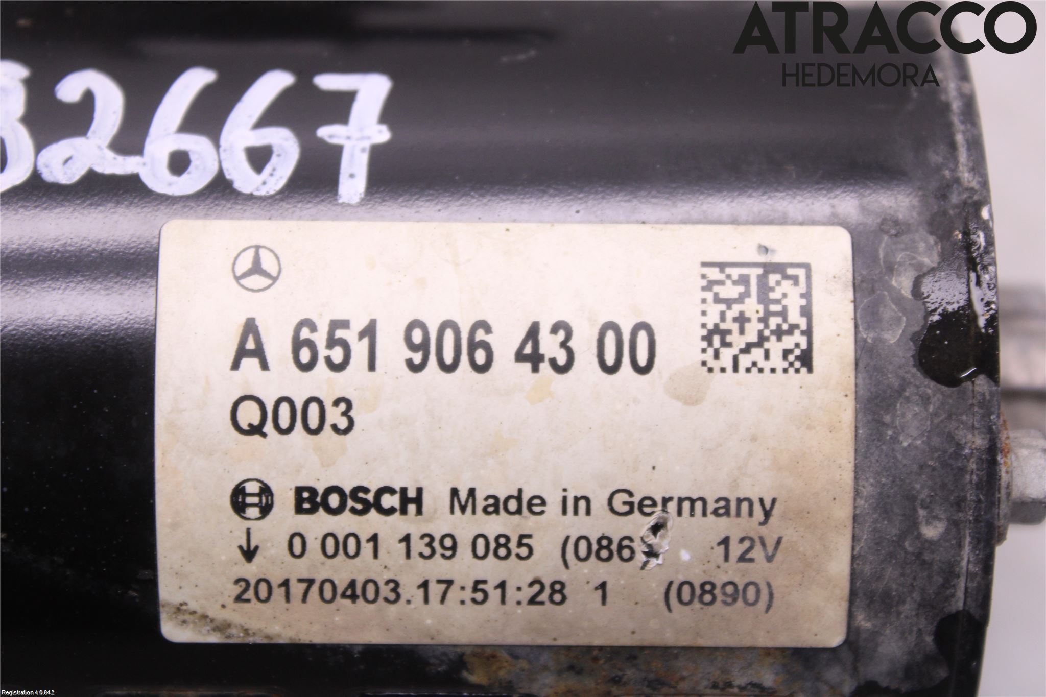Mercedes-Benz MB VITO/V-KLASS (W640,W447,W448) 14- Startmotor Diesel