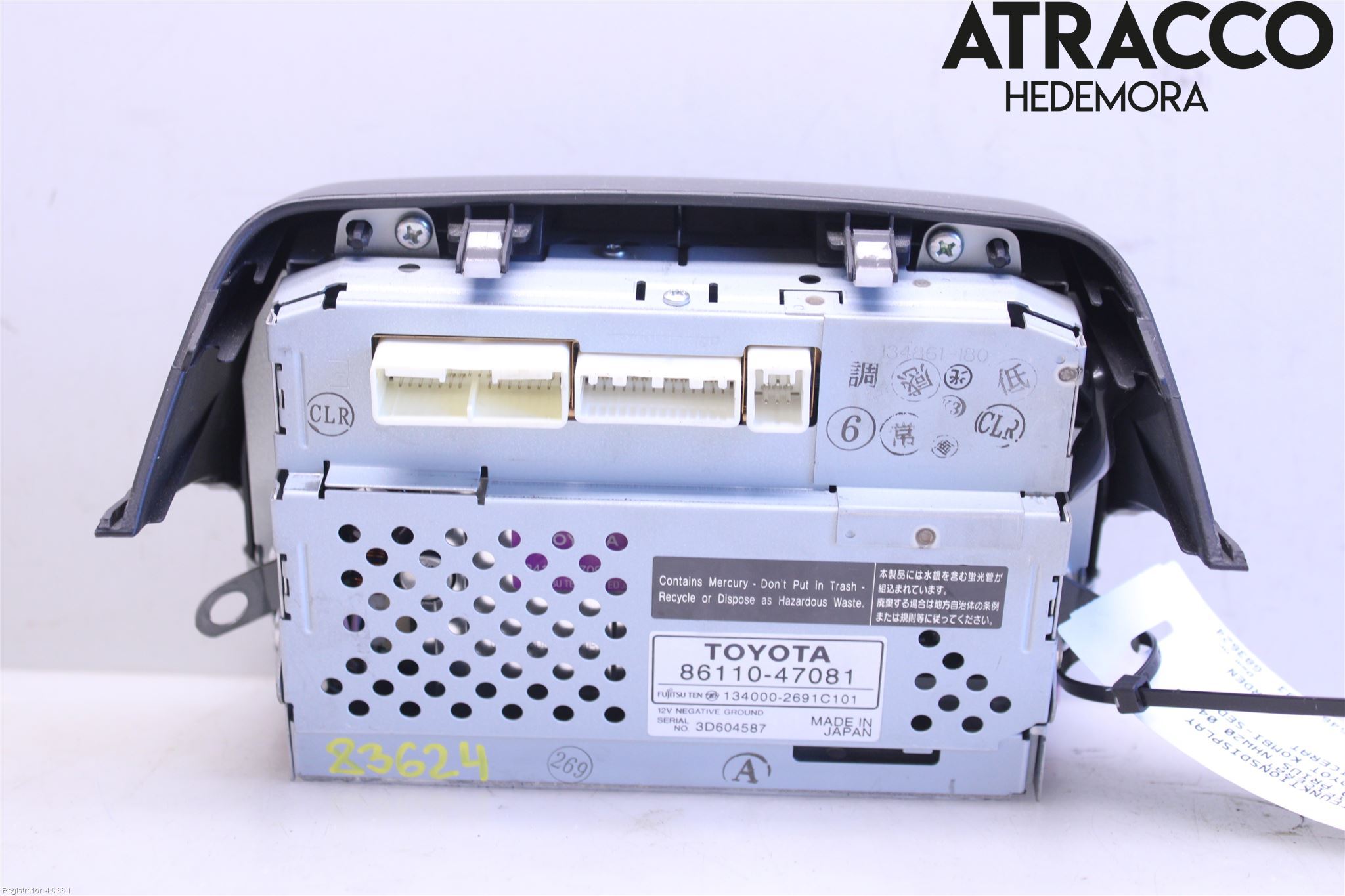 Toyota PRIUS NWH20 04-08 Multifunktionsdisplay