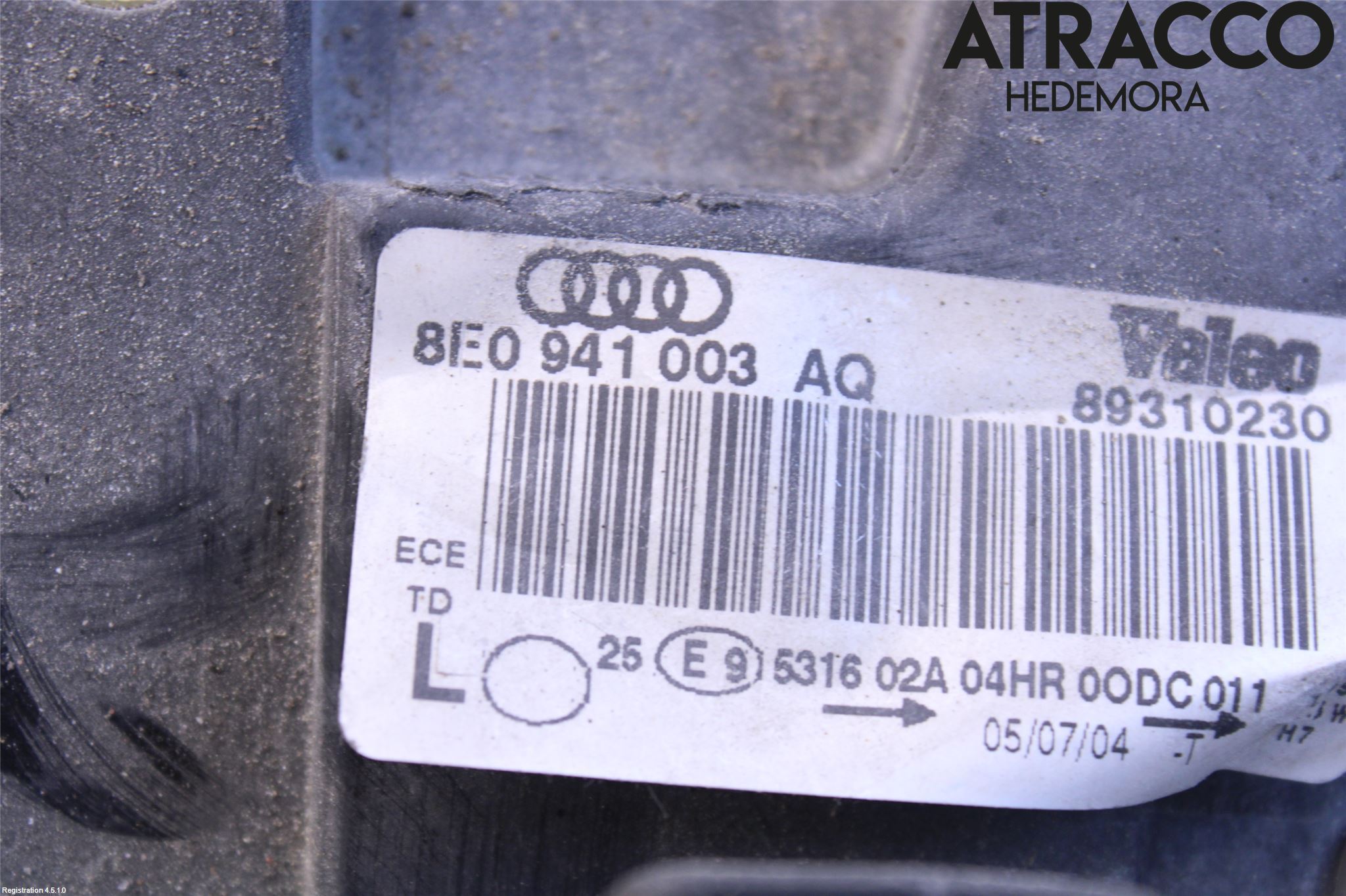 Audi A4/S4 01-05 Strålkastare Vänster