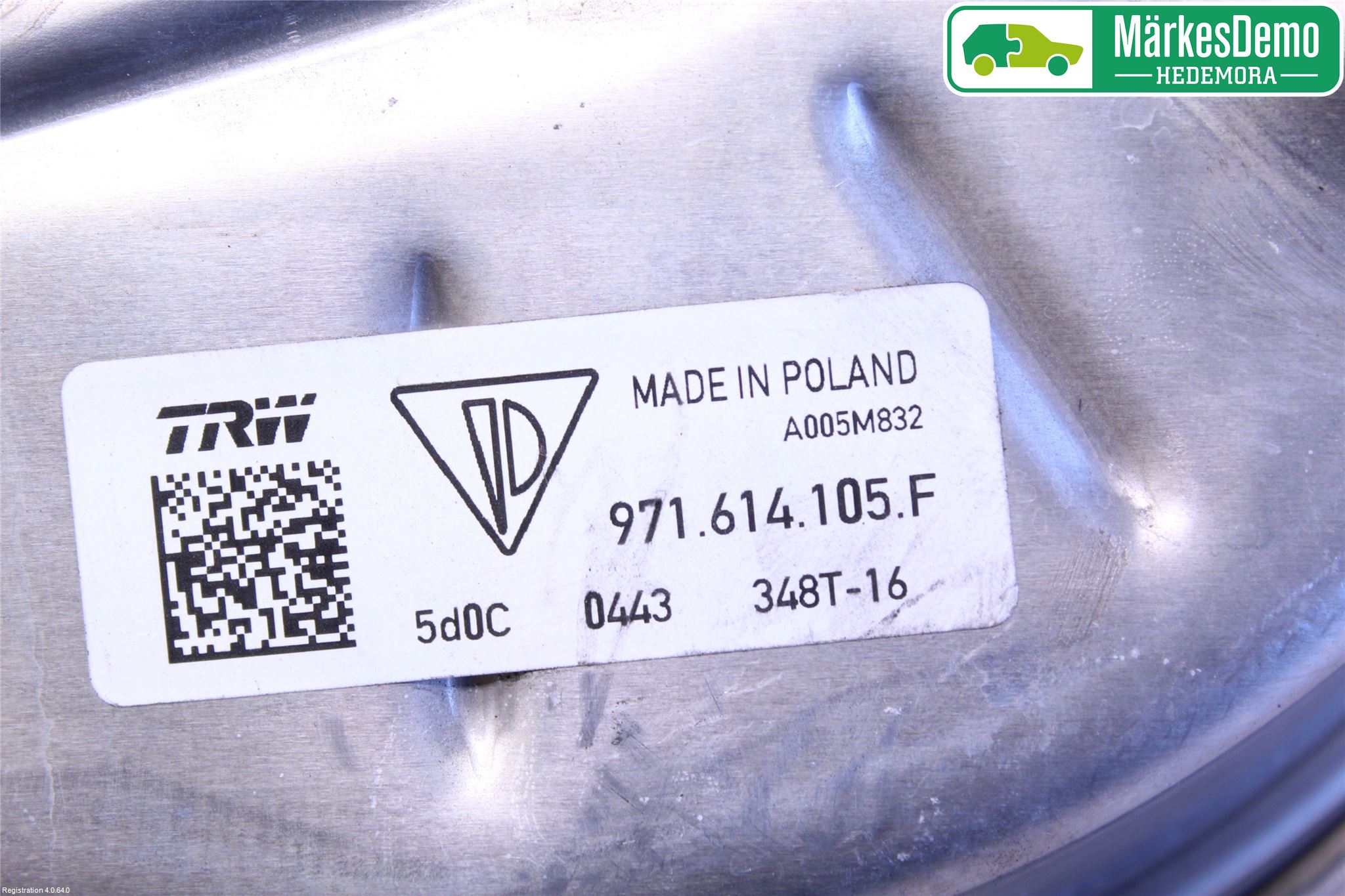 Porsche PANAMERA 09- Bromsservo