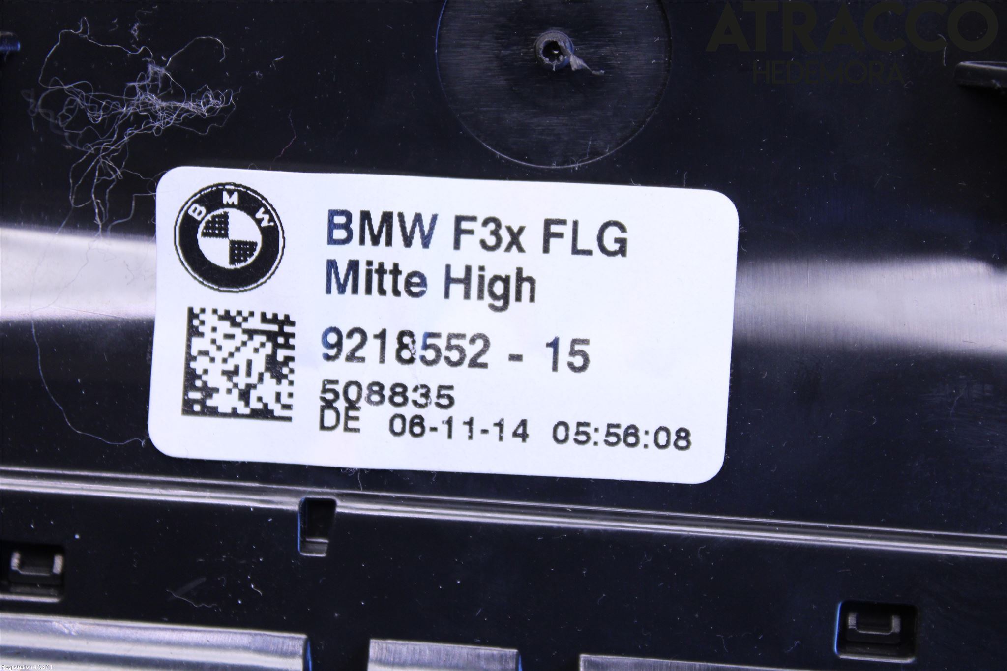 BMW 3 GT F34 13-19 Defrosterkanal-Munstycke