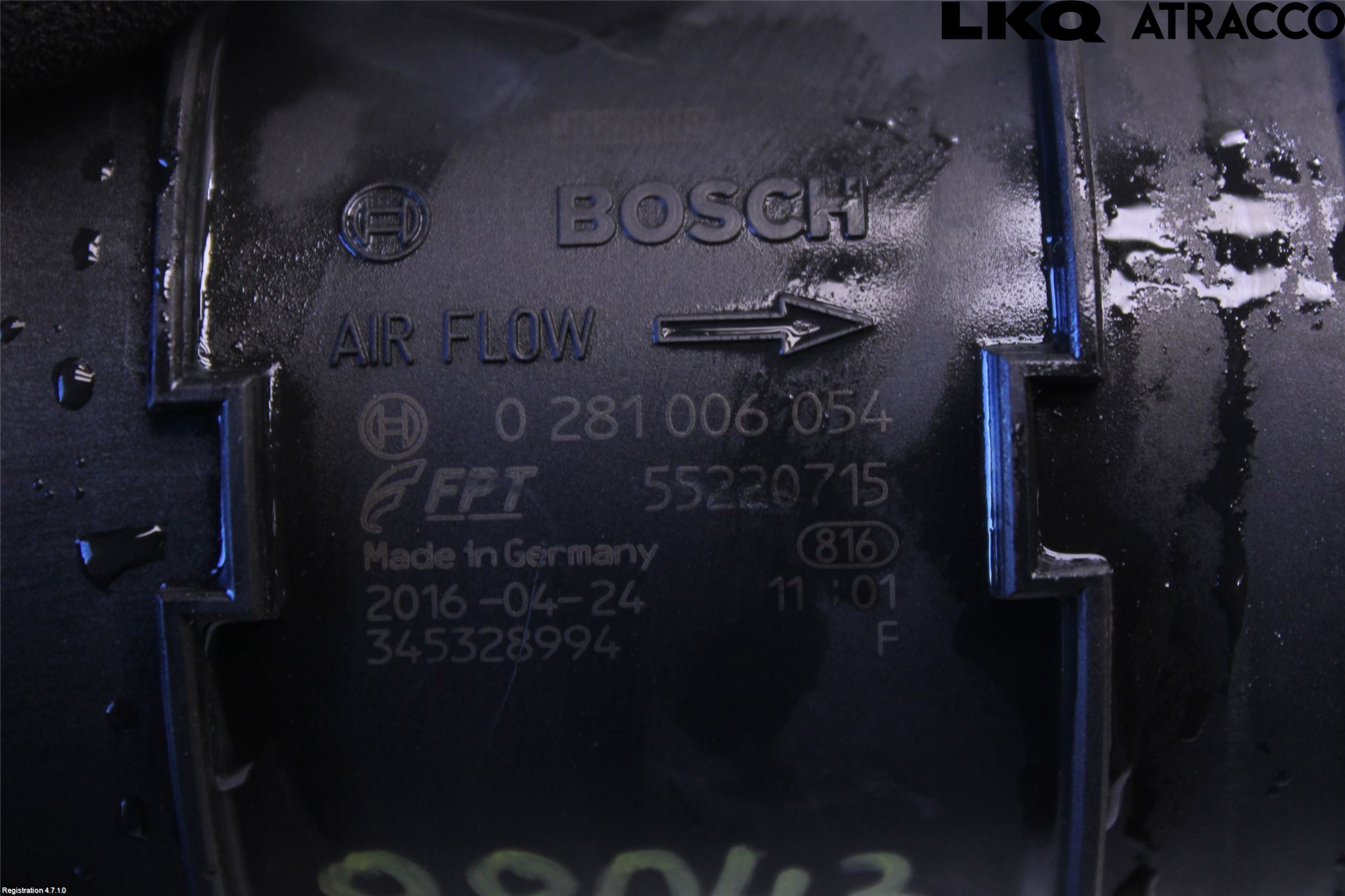 Fiat DOBLO CARGO Injluftmassamätare