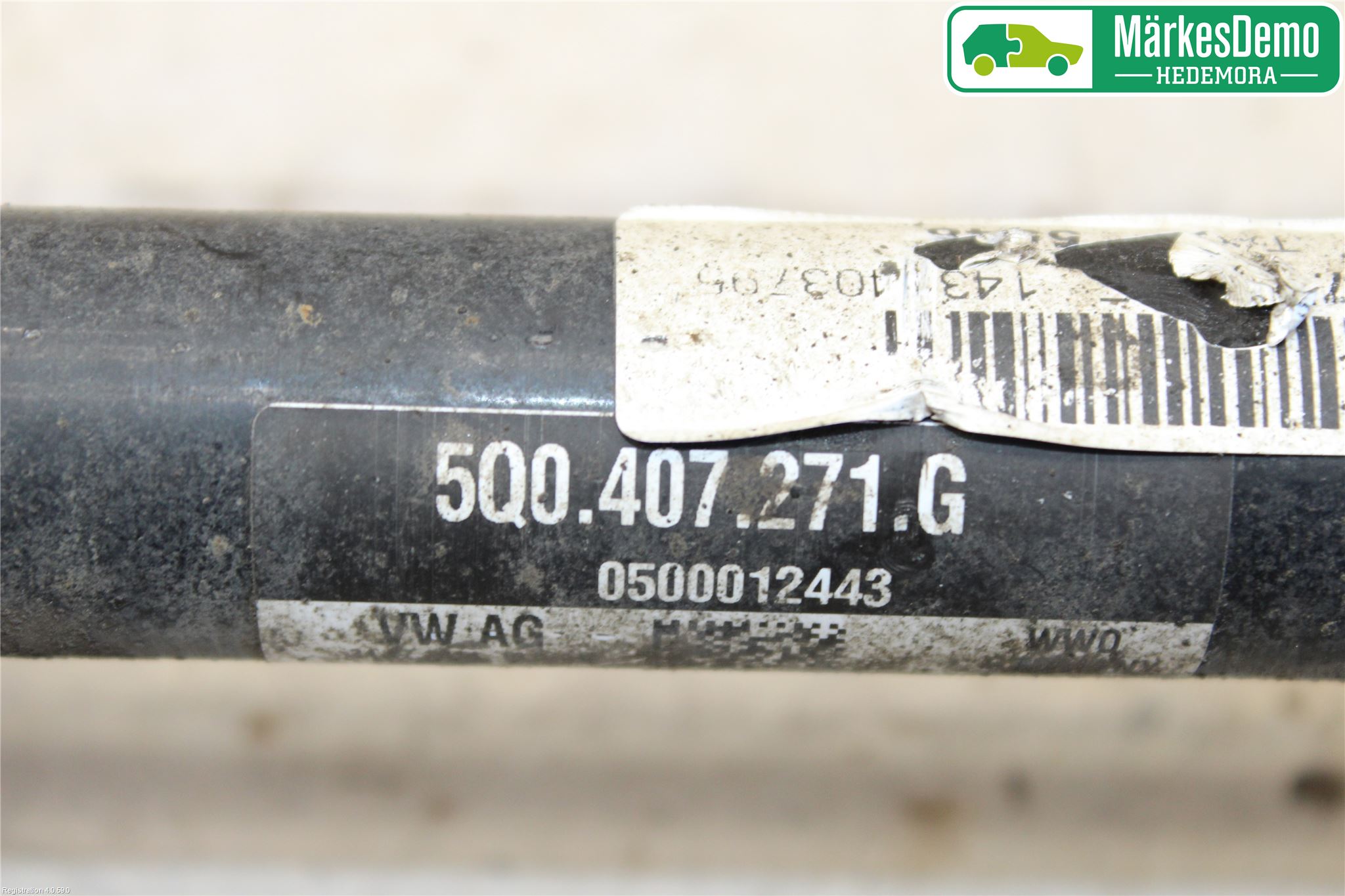 Volkswagen VW GOLF / E-GOLF VII 13-20 Drivaxel Fram Vänster