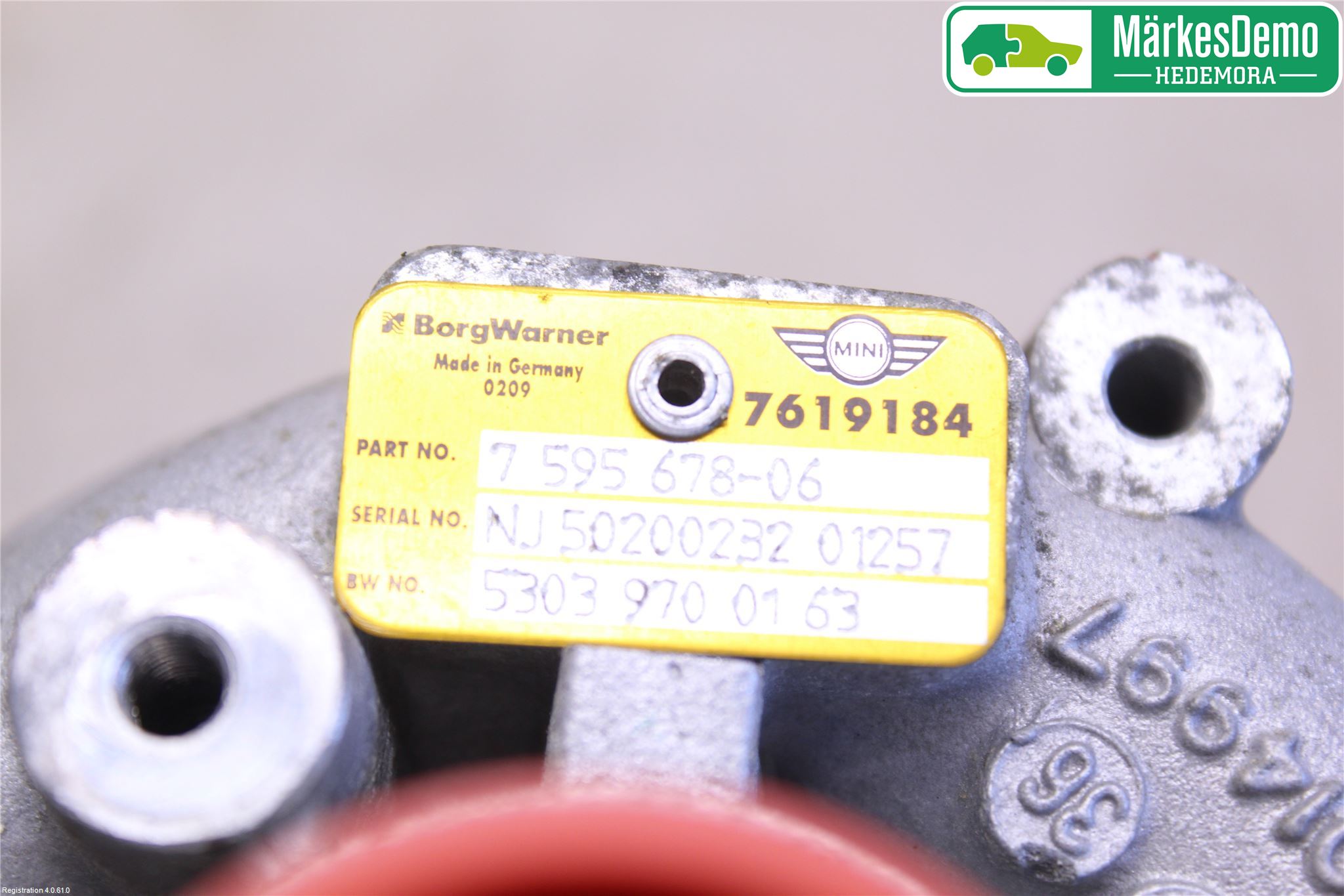 Mini COUPE R56 05-14 Turboaggregat