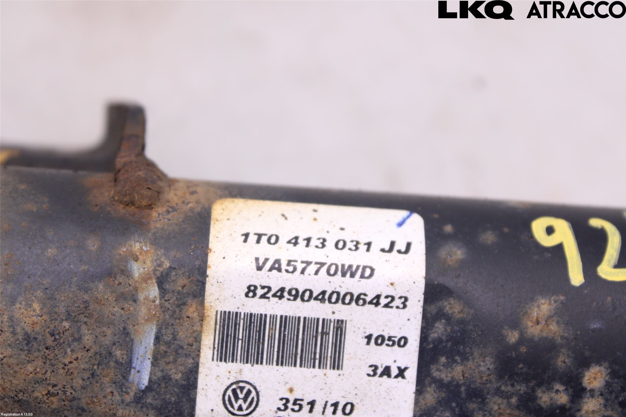 Volkswagen VW GOLF VI 09-13 Fjäderben Fram Höger