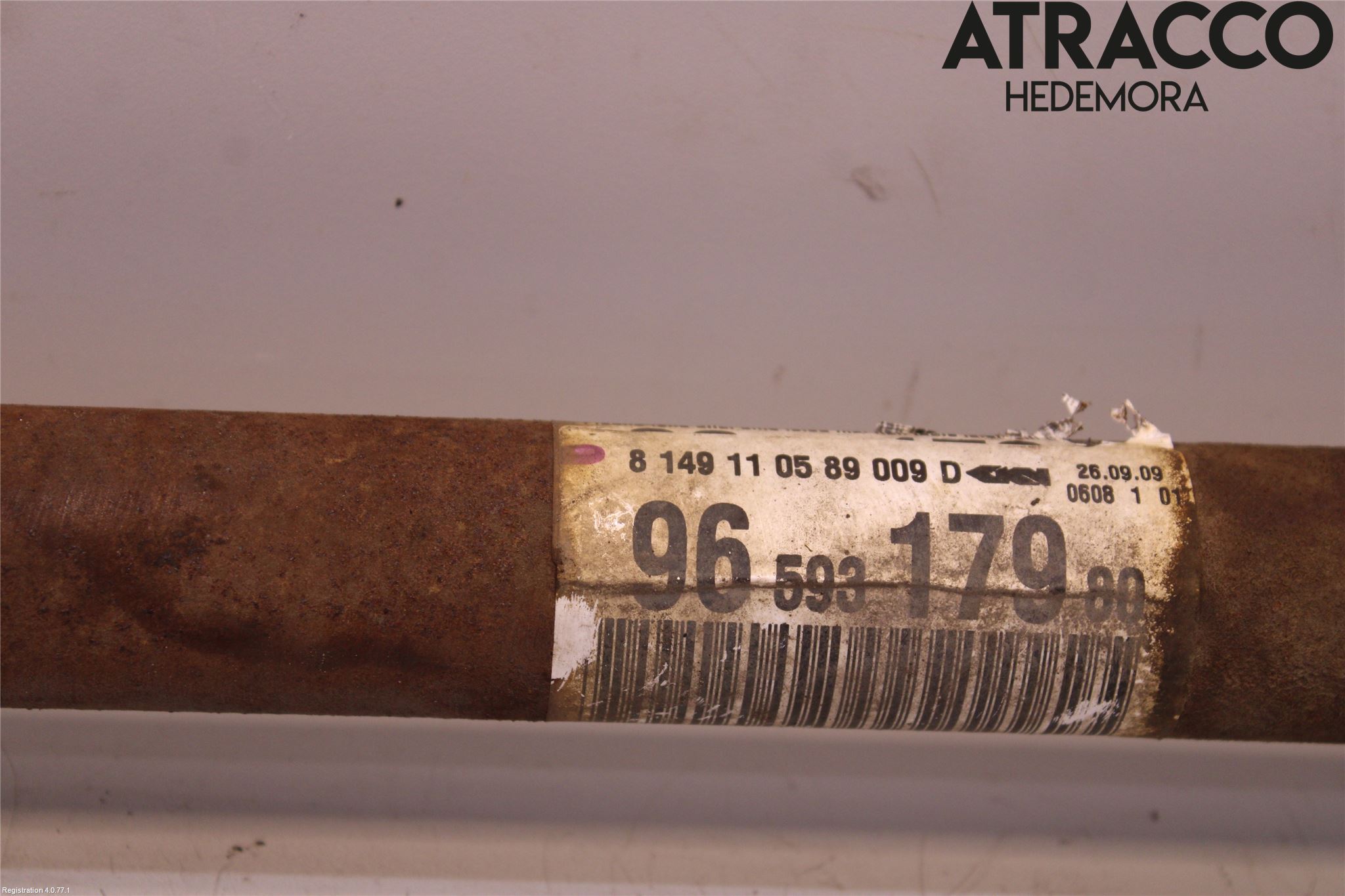 Peugeot 207 Drivaxel Fram Höger