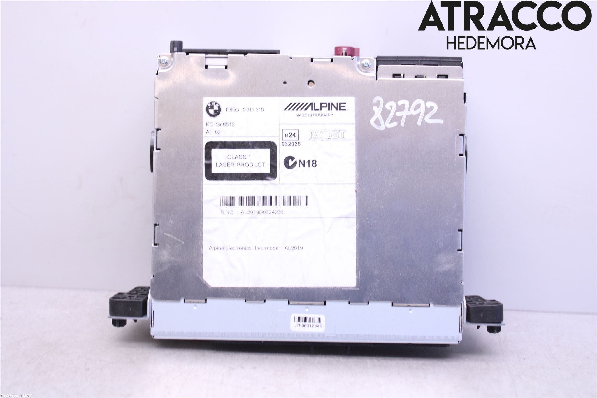 BMW 5 F10/F11/F18 09-17 Cd Radio - Multimediapanel